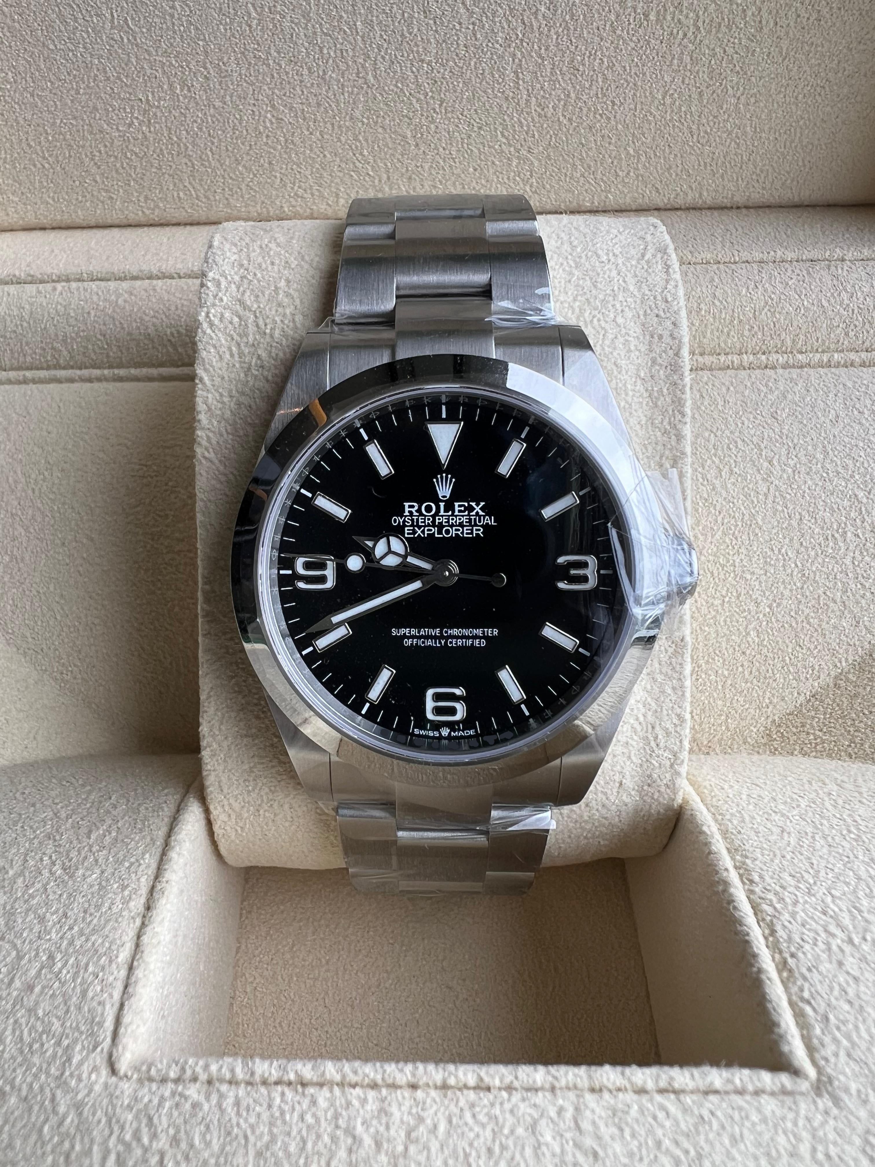 EXPLORER-I 4OMM BLACK DIAL (2024)