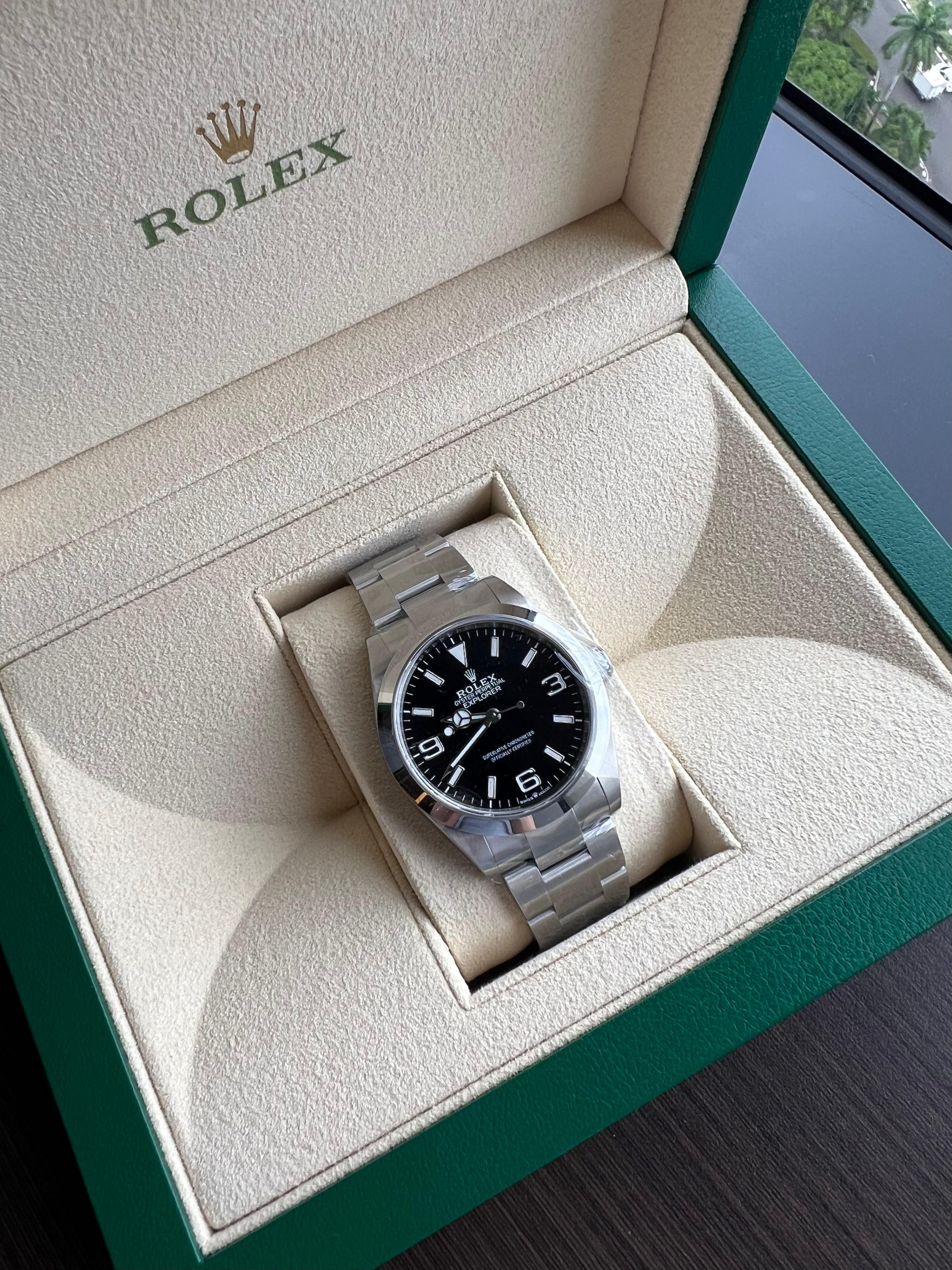 EXPLORER-I 4OMM BLACK DIAL (2024)