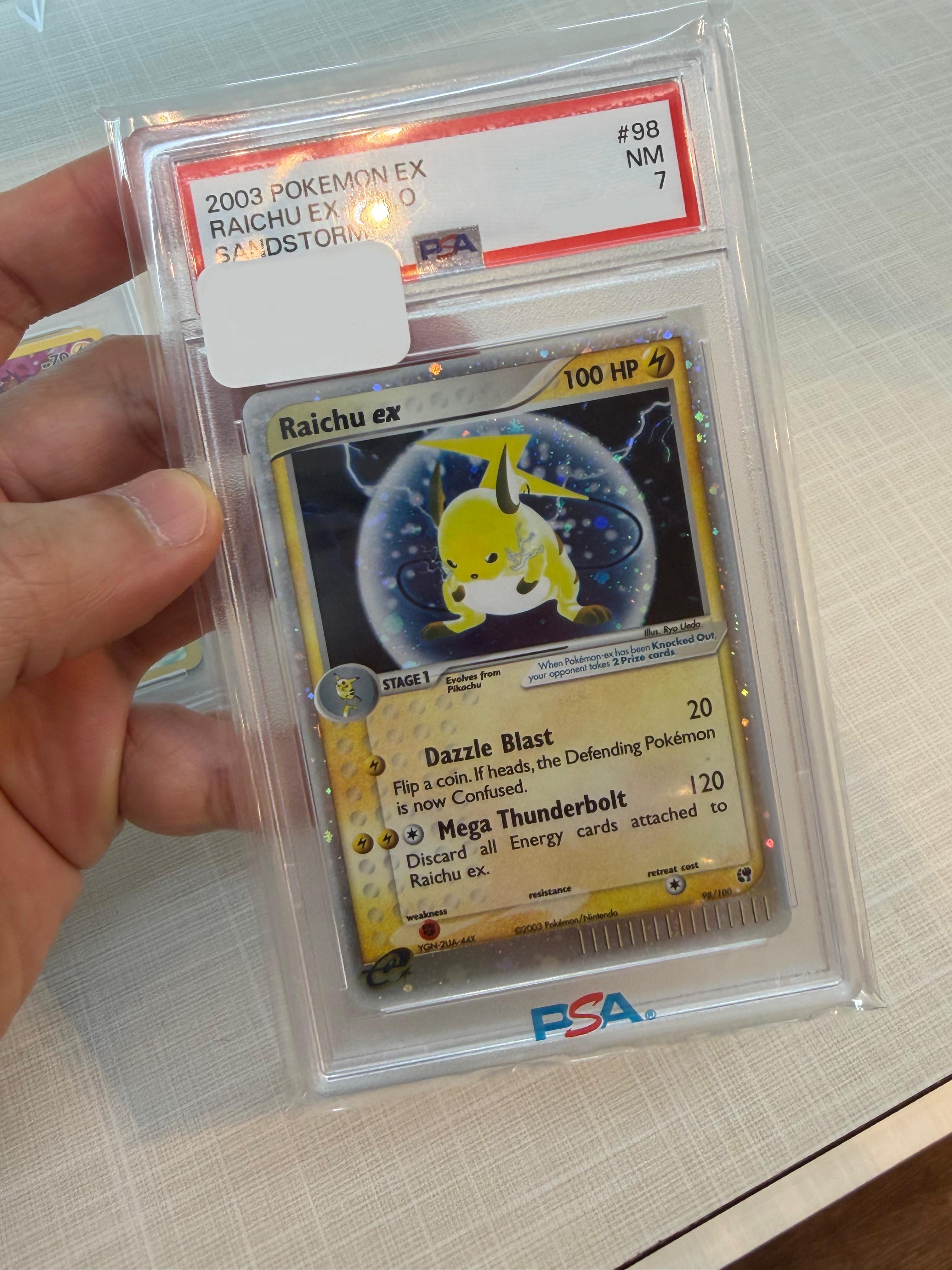 SANDSTORM RAICHU EX HOLO (2003)