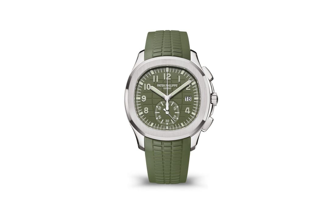 AQUANAUT 5968G WHITEGOLD KHAKI GREEN DIAL (2022)