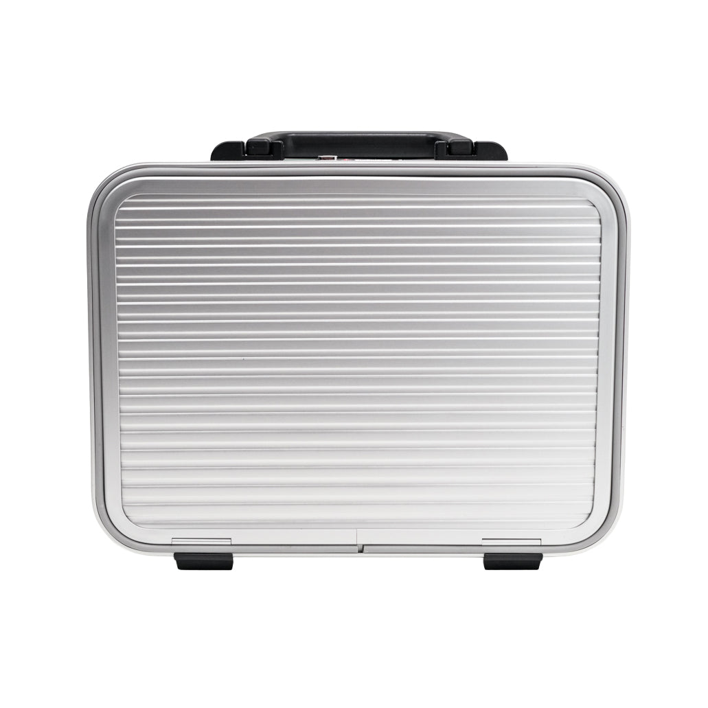 ALUMINUM WATCHES SUIT CASE 10 SLOT (SILVER)
