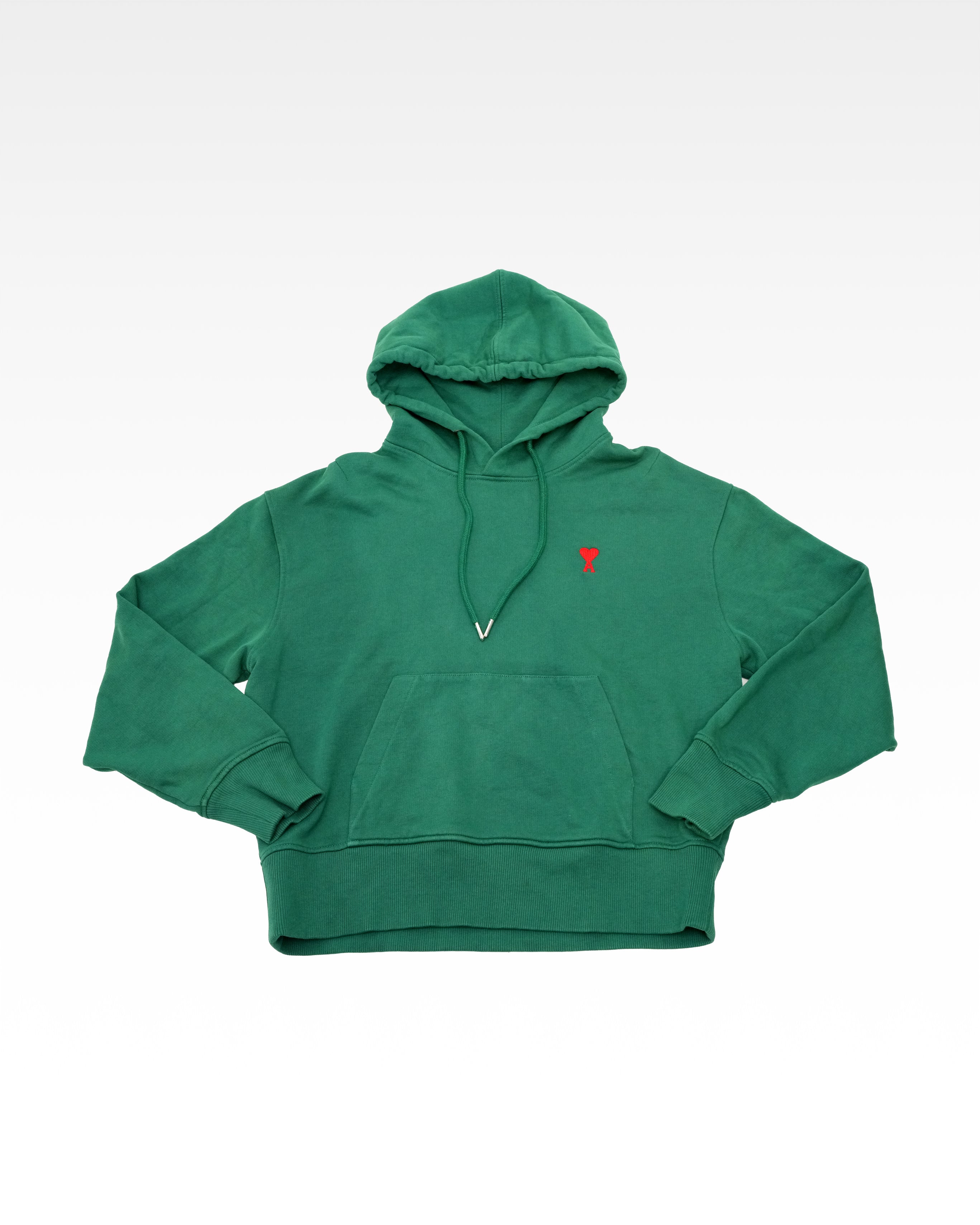 COTTON PARKER GREEN HOODIE – SIZE S