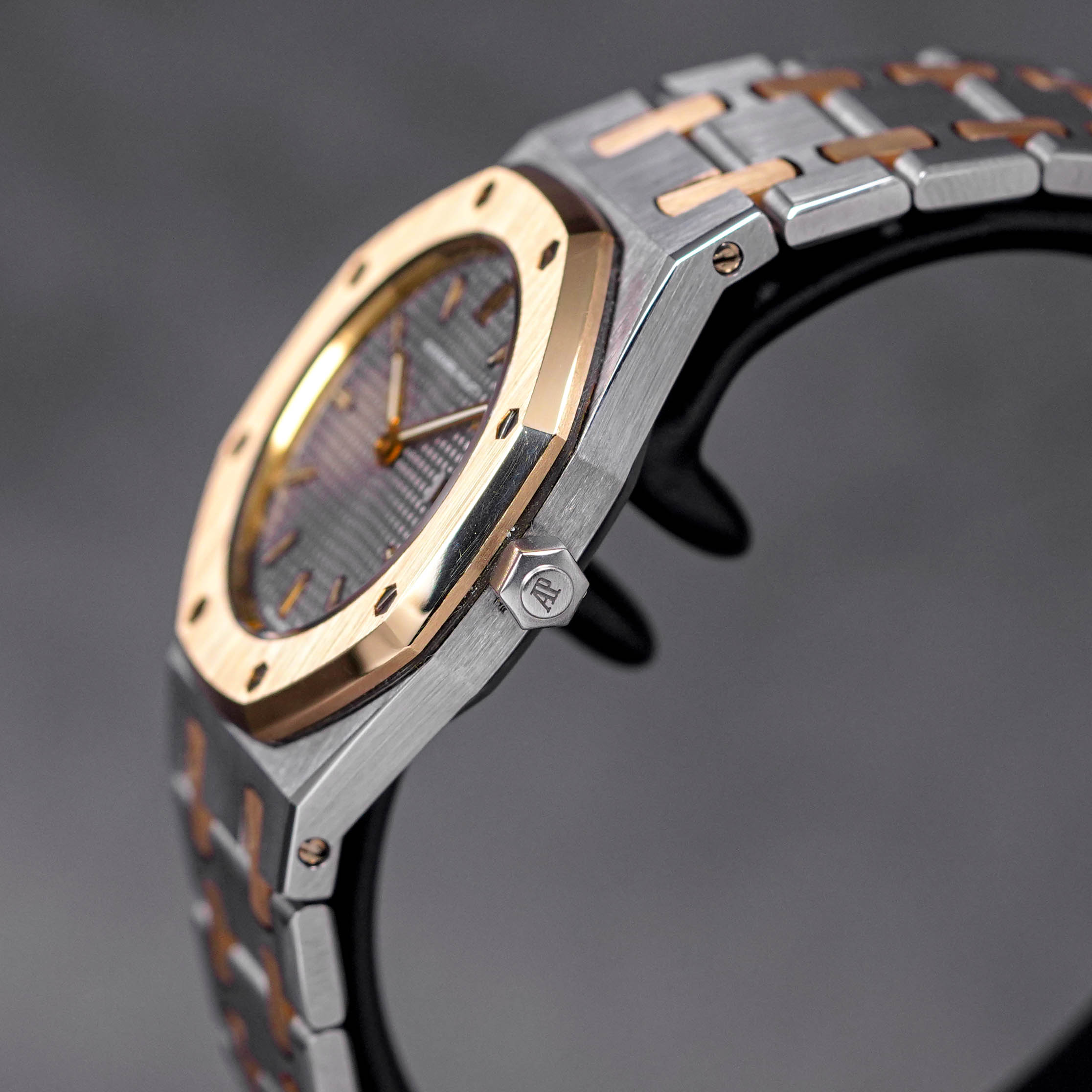 ROYAL OAK LADY 33MM 56175SA TWOTONE YELLOWGOLD GREY DIAL (WATCH ONLY)