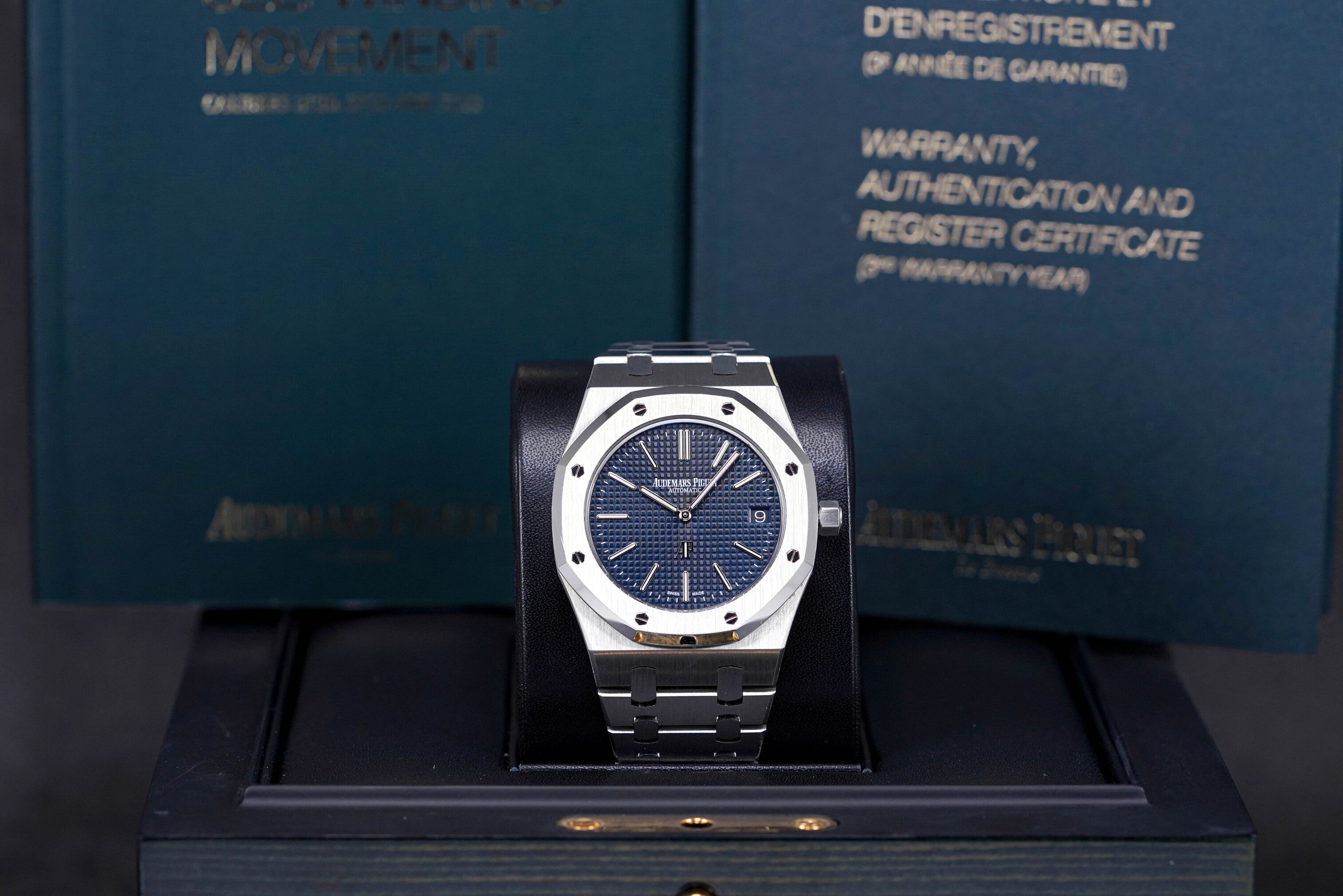 ROYAL OAK 39MM 15202 BLUE DIAL (2016)