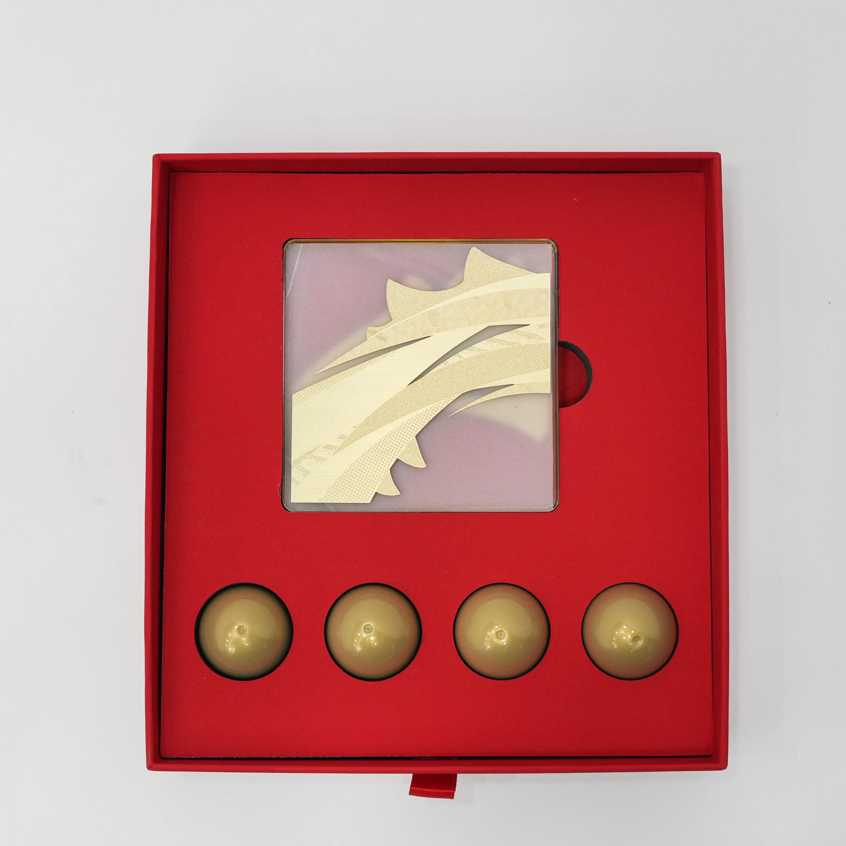 ANGPO WITH TEA GUANZHAI VINTAGE DRAGON PEARL