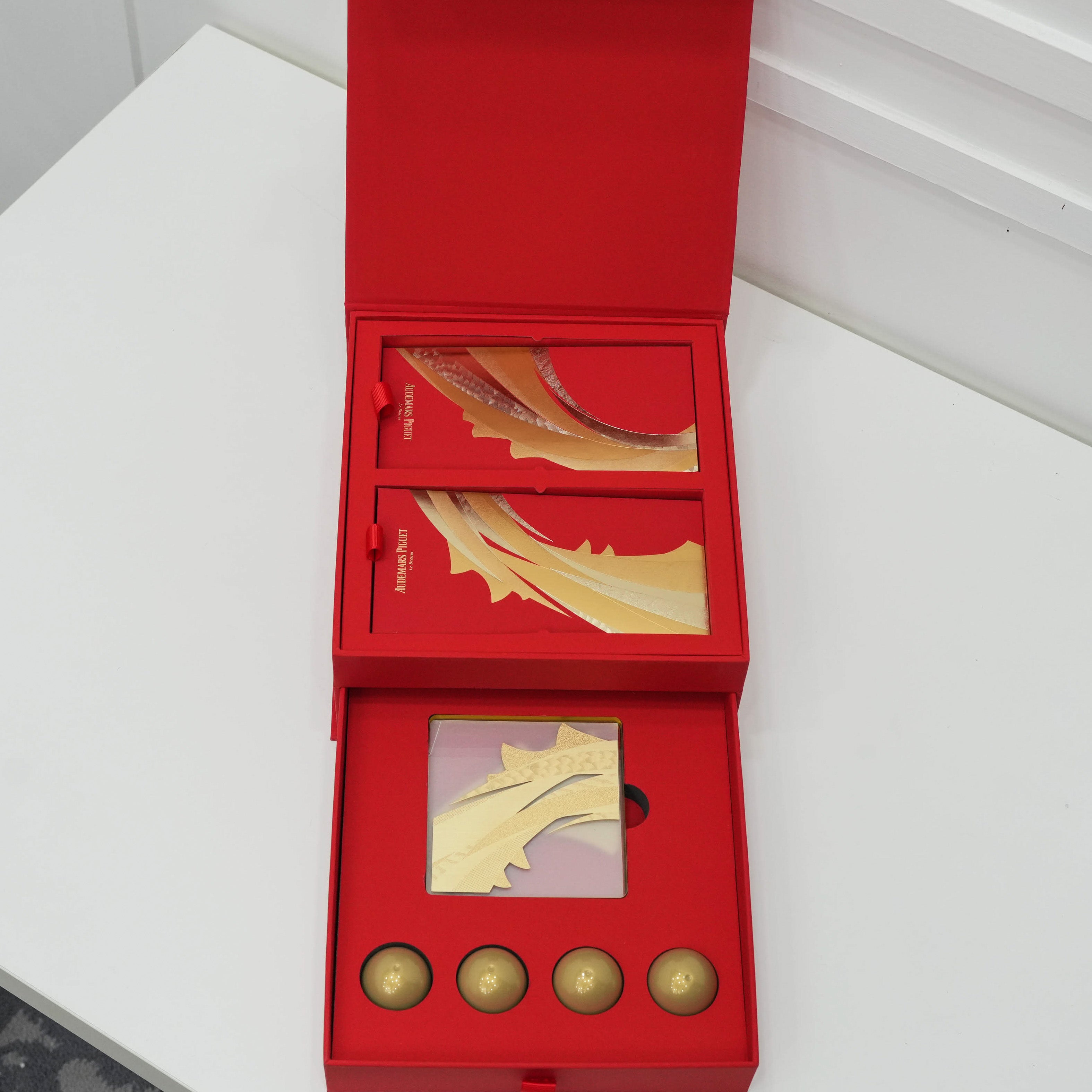 ANGPO WITH TEA GUANZHAI VINTAGE DRAGON PEARL