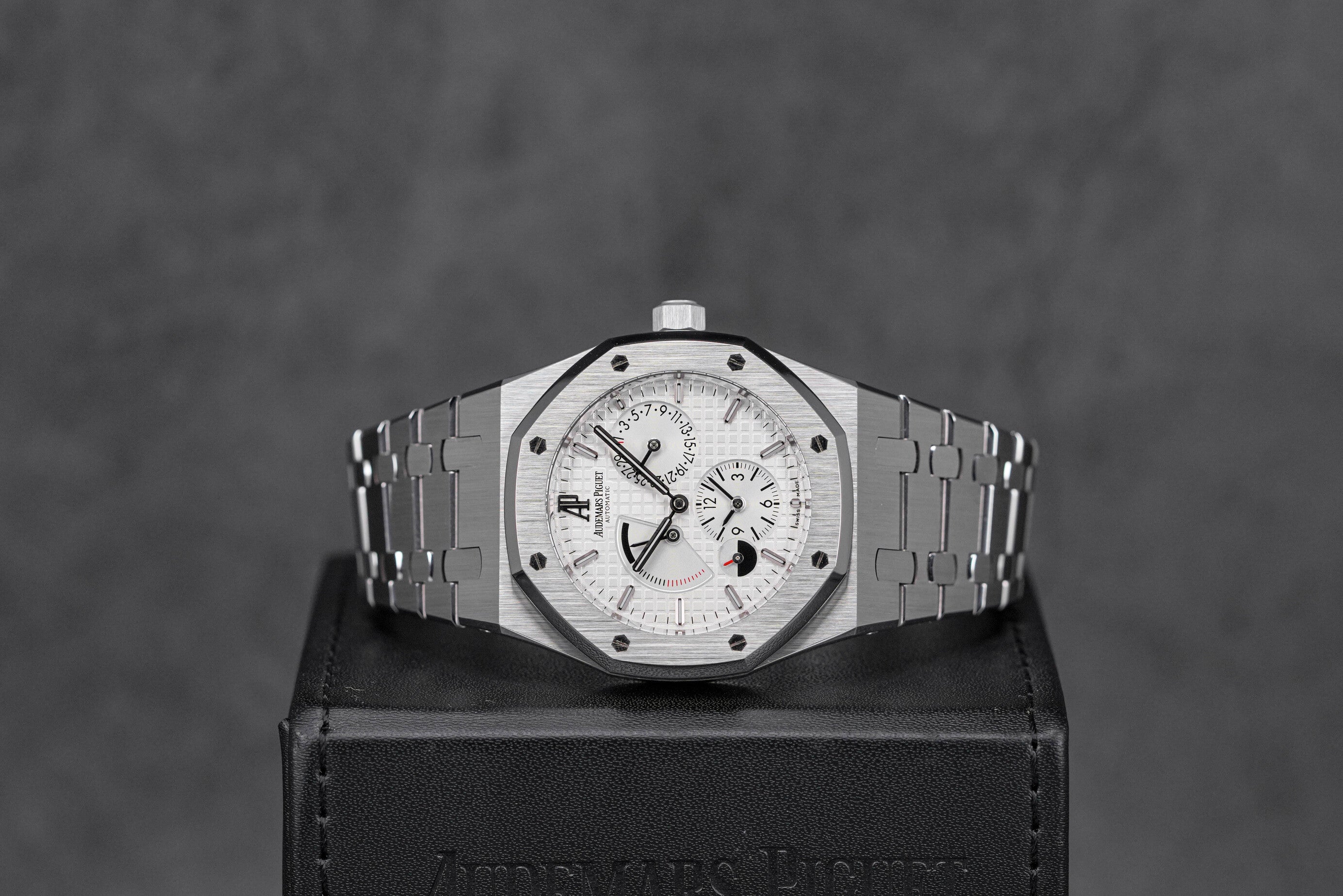 ROYAL OAK 39MM DUALTIME WHITE DIAL (WATCH ONLY)