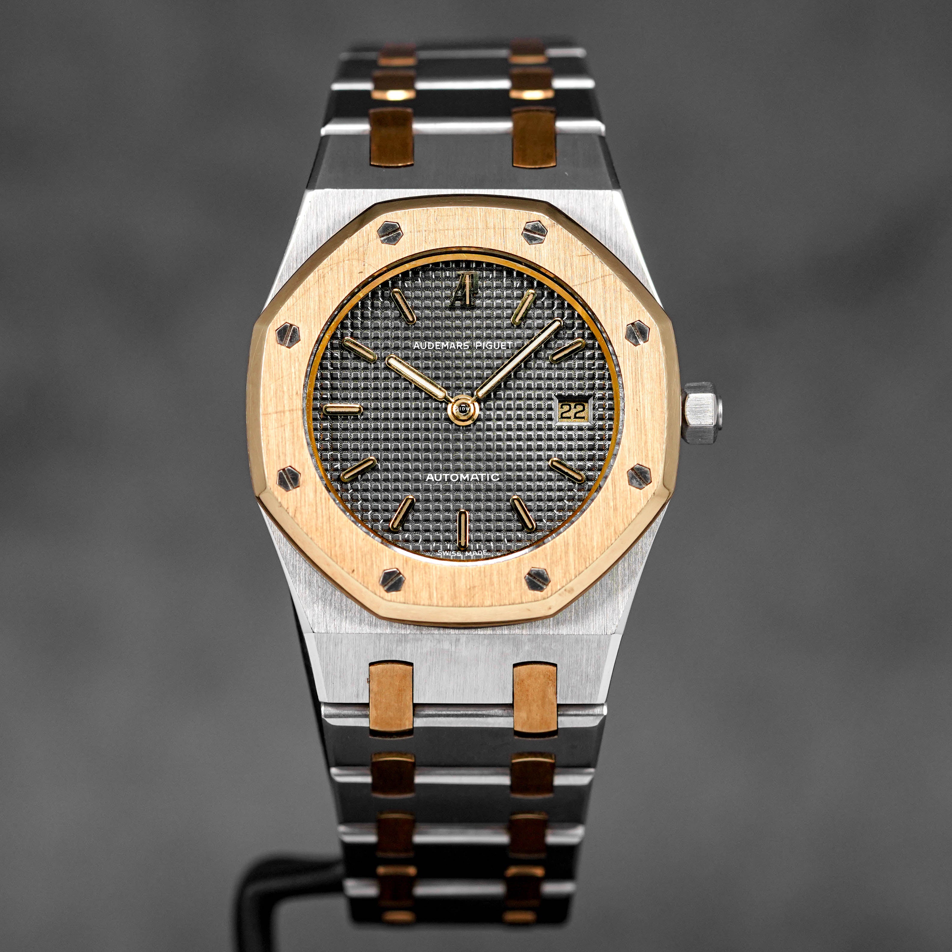 ROYAL OAK 33MM 4790 TWOTONE YELLOWGOLD GREY DIAL (WATCH ONLY)