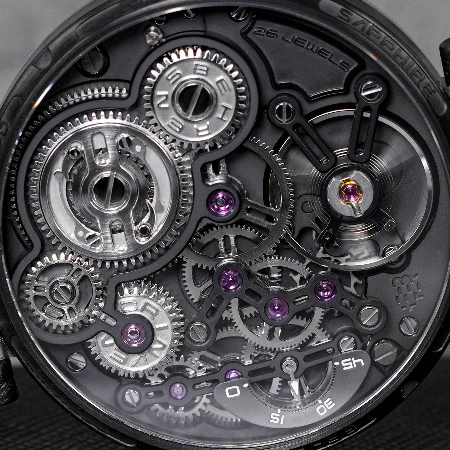 'PERIGEE' TITANIUM RETROGRADE DAY & NIGHT MOON TRACK SYSTEM LIMITED EDITON (2023)