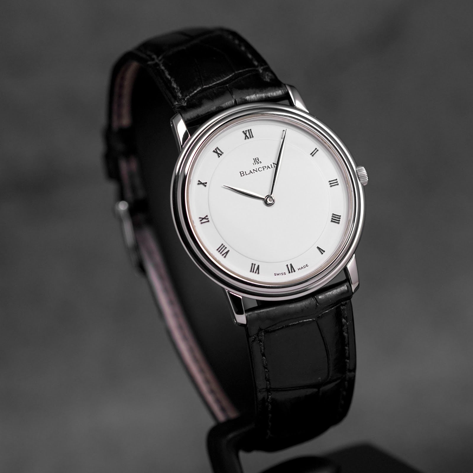 VILLERET ULTRA SLIM WHITE ROMAN DIAL (WATCH ONLY)