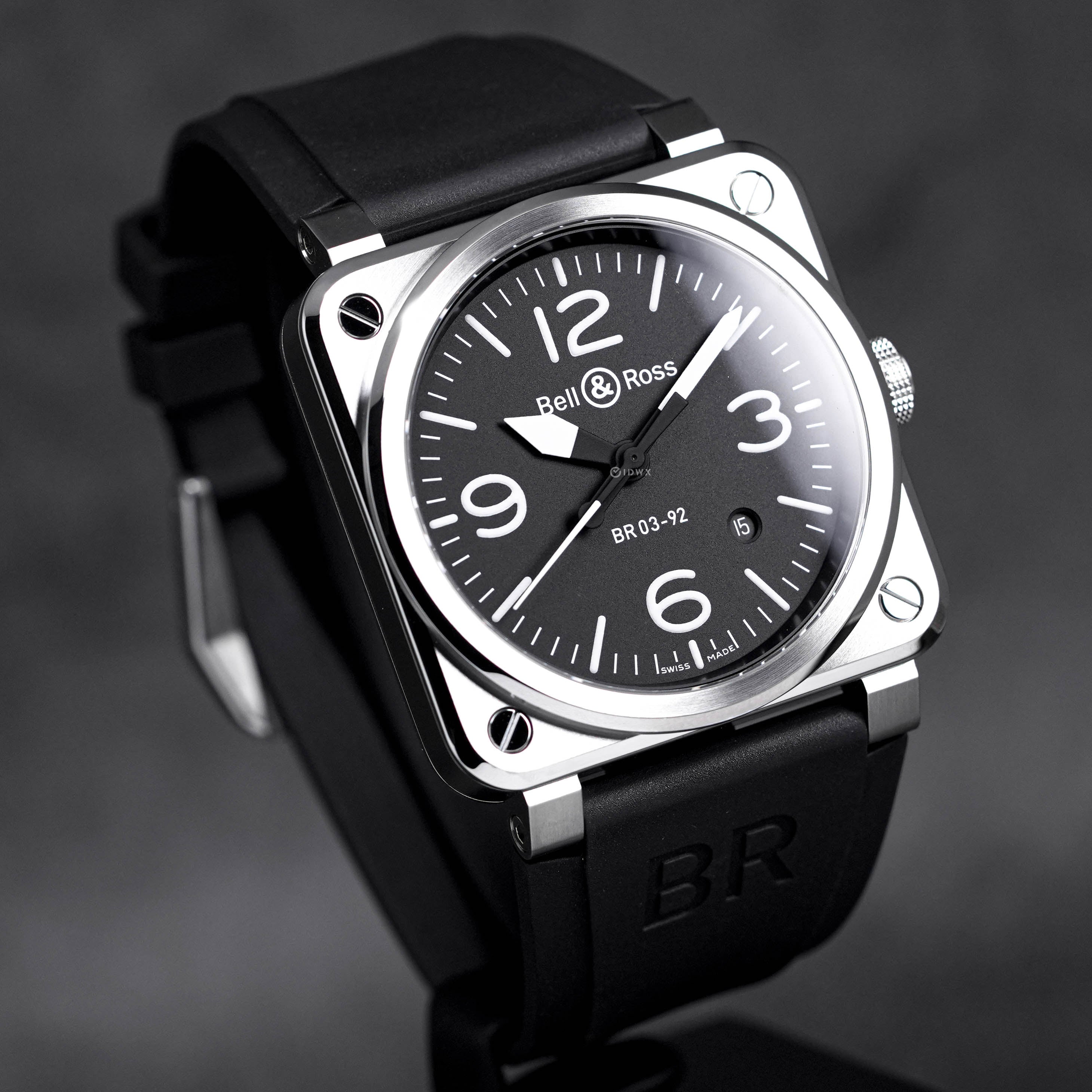 BR03-92 42MM STEEL BLACK DIAL (2023)
