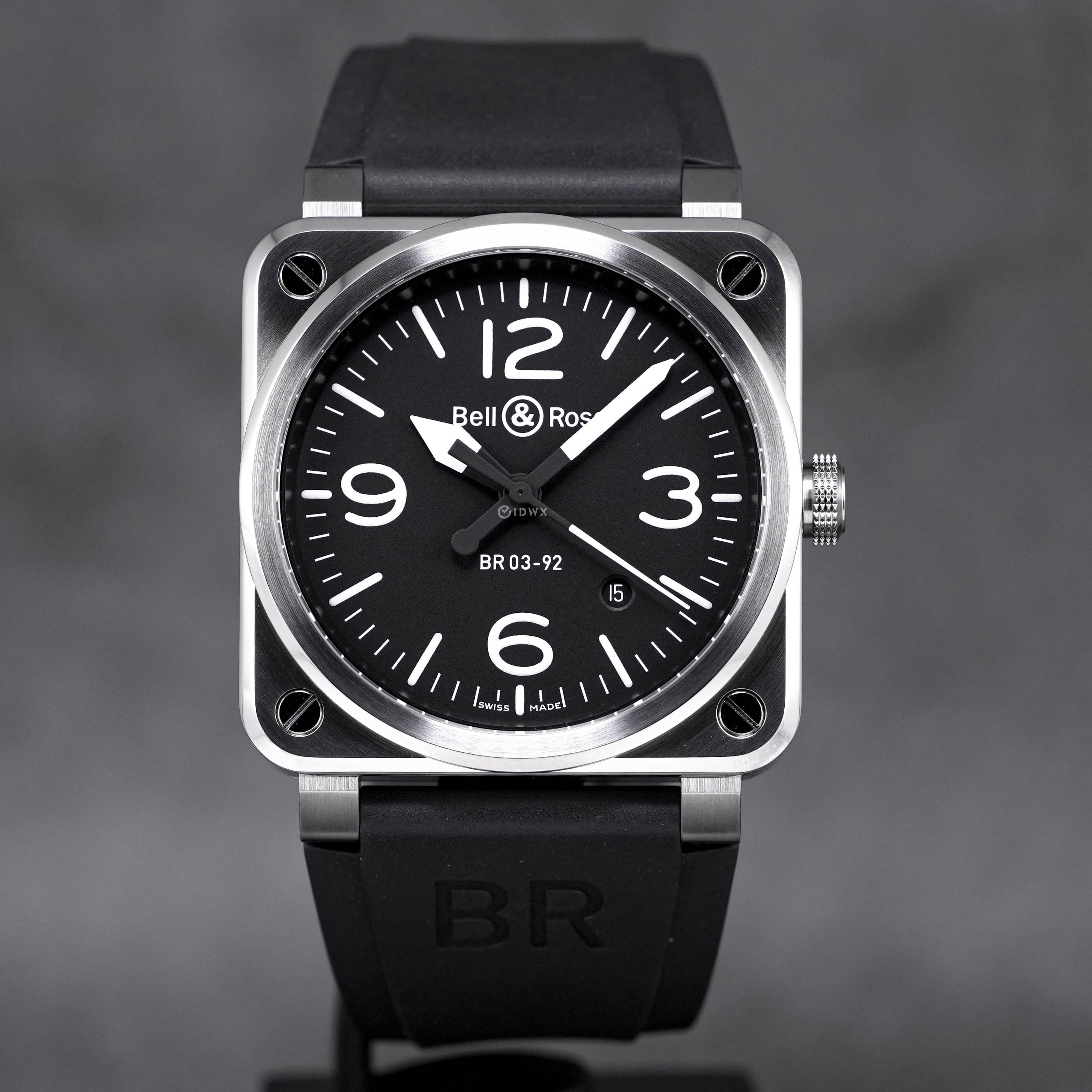 BR03-92 42MM STEEL BLACK DIAL (2023)