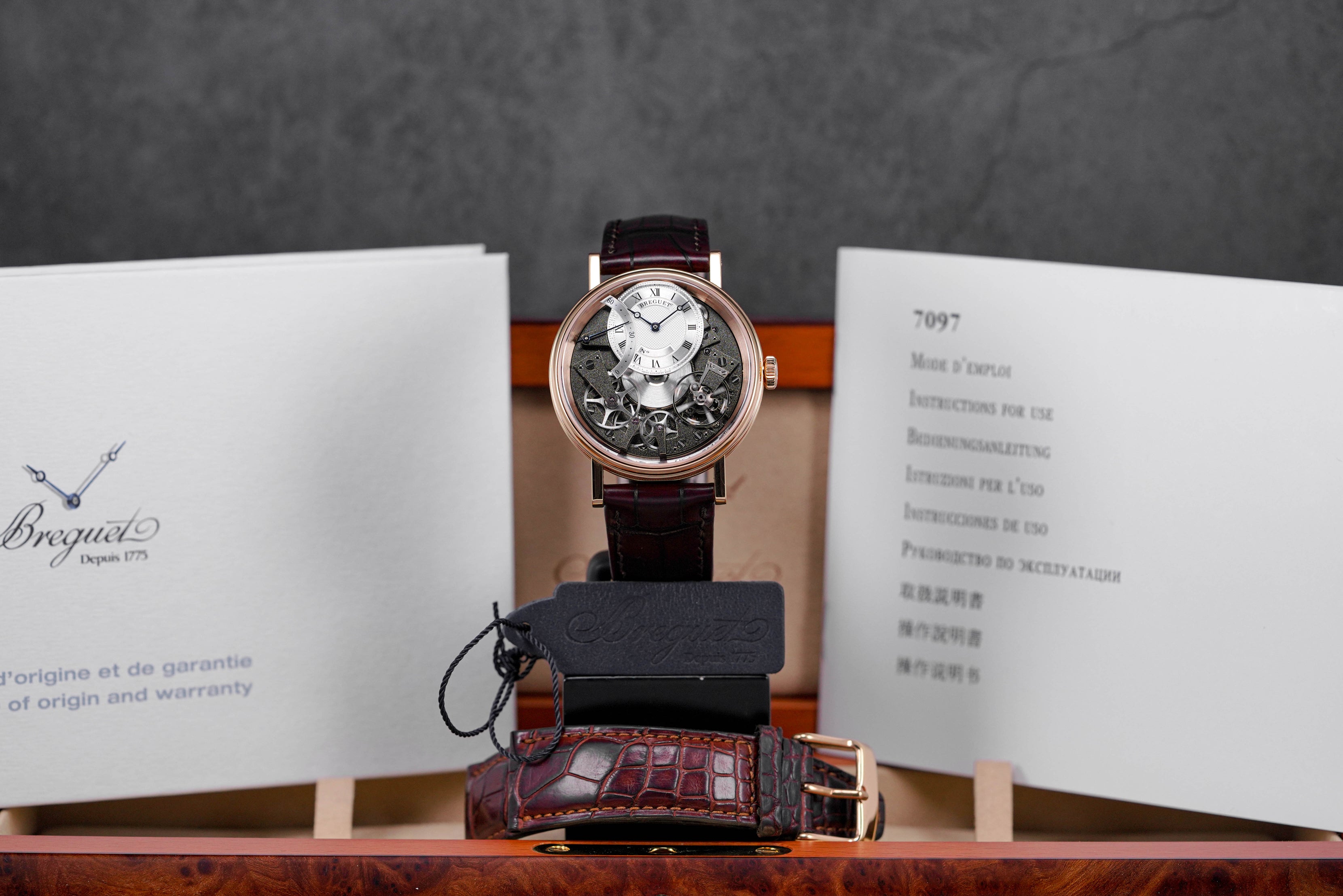 TRADITION RETROGATE 7097 ROSEGOLD ANTHRACITE DIAL (2022)