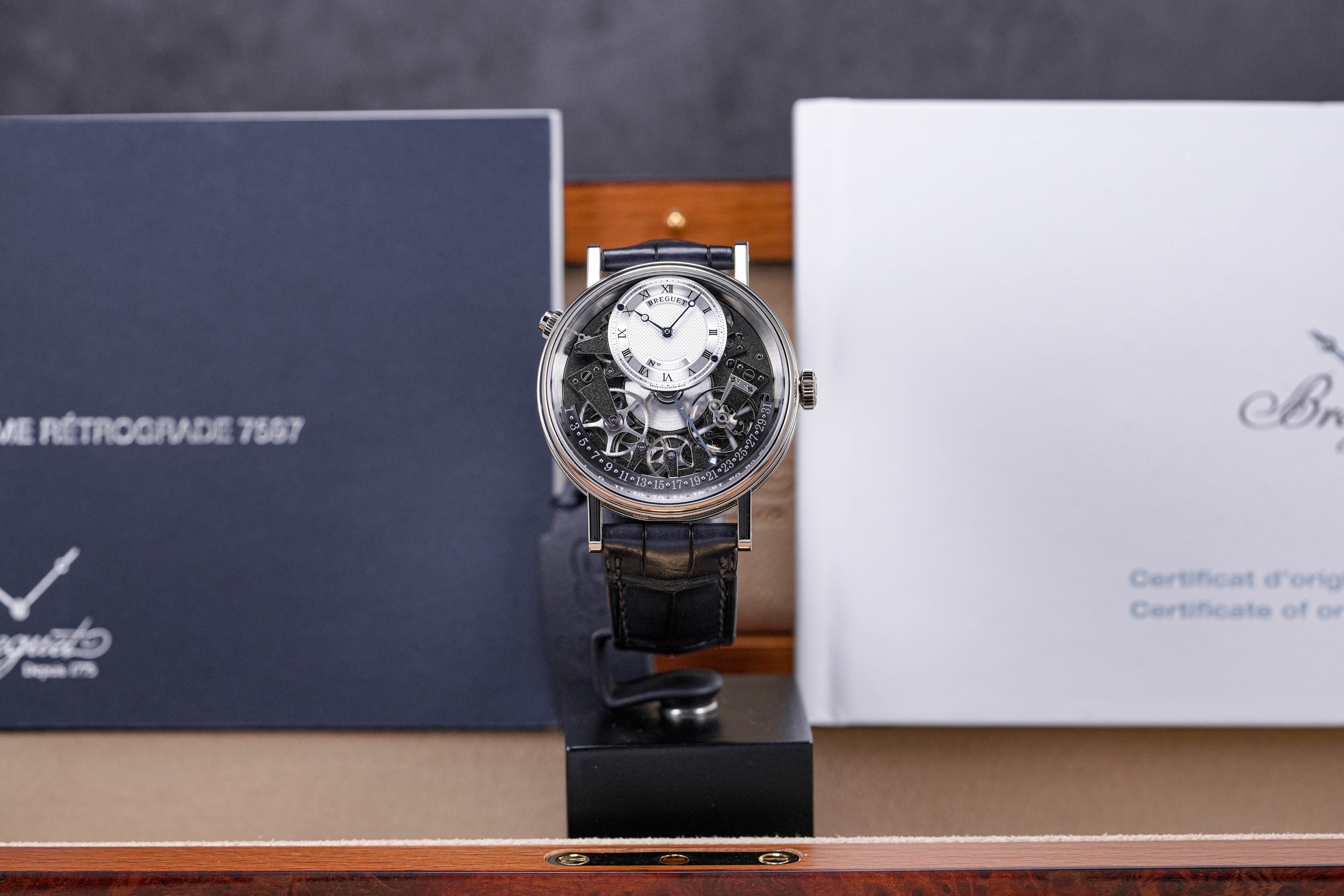 TRADITION QUANTIEME RETROGATE 7597 WHITEGOLD ANTHRACITE DIAL (2023)