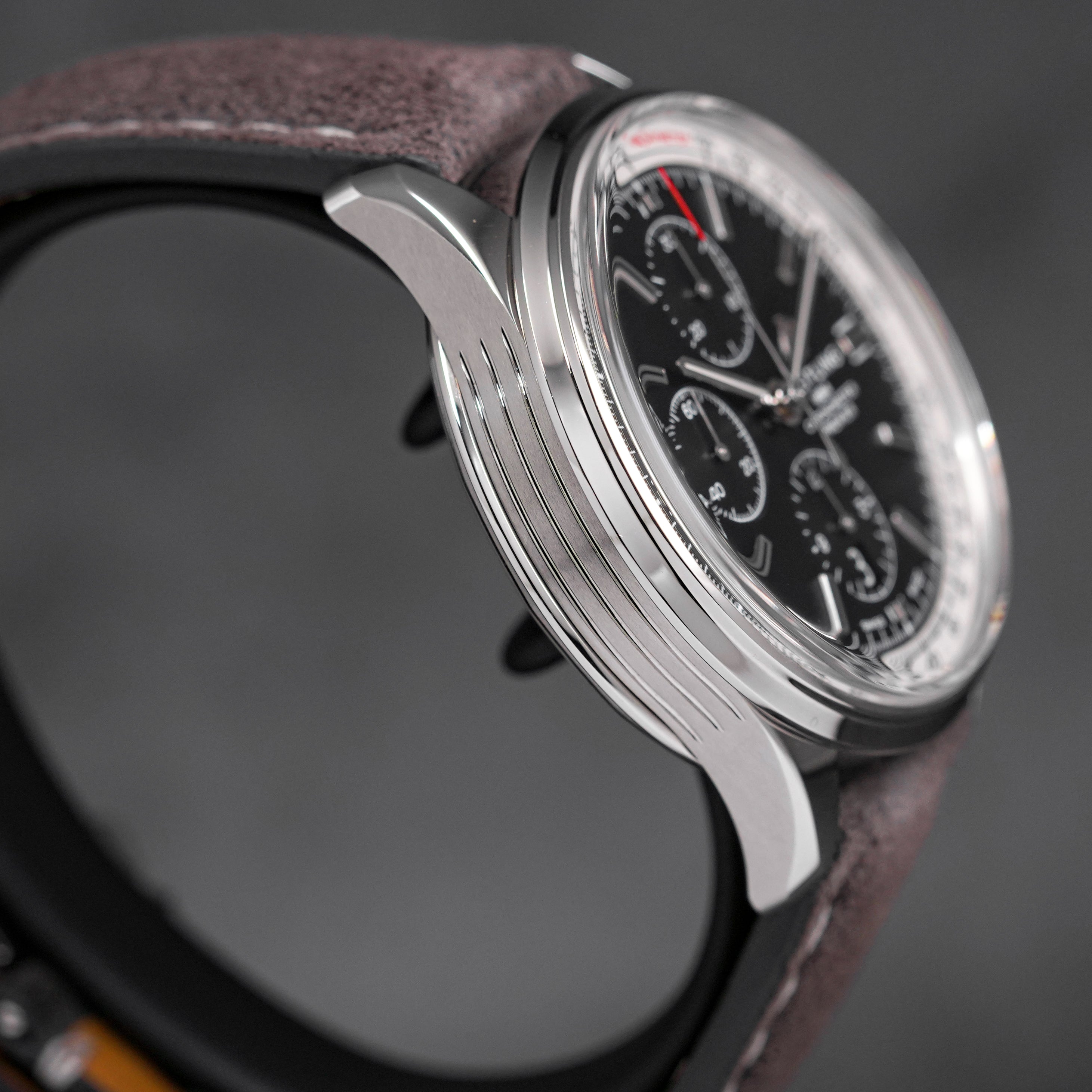 PREMIER CHRONOGRAPH 42MM BLACK DIAL LEATHER STRAP (2022)