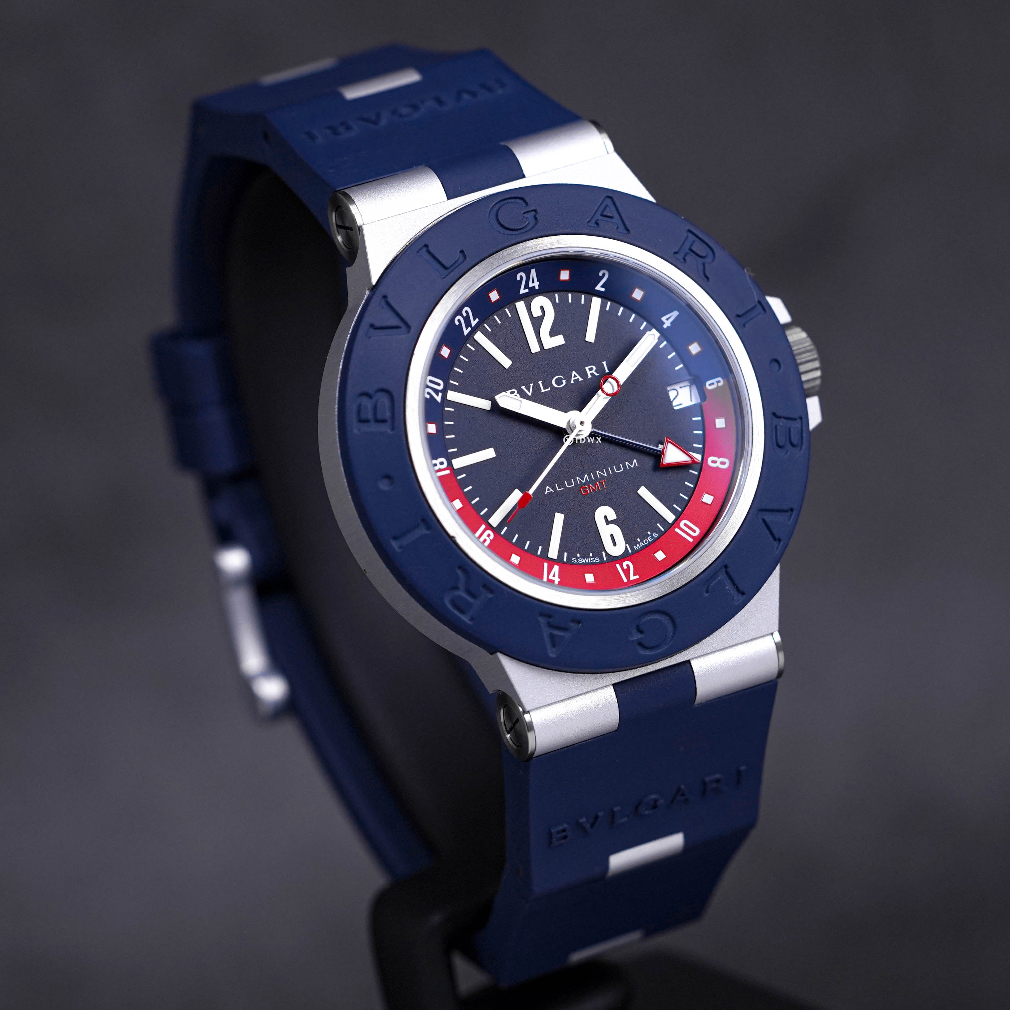 ALUMINIUM 40MM GMT 'PEPSI' BLUE DIAL (2022)