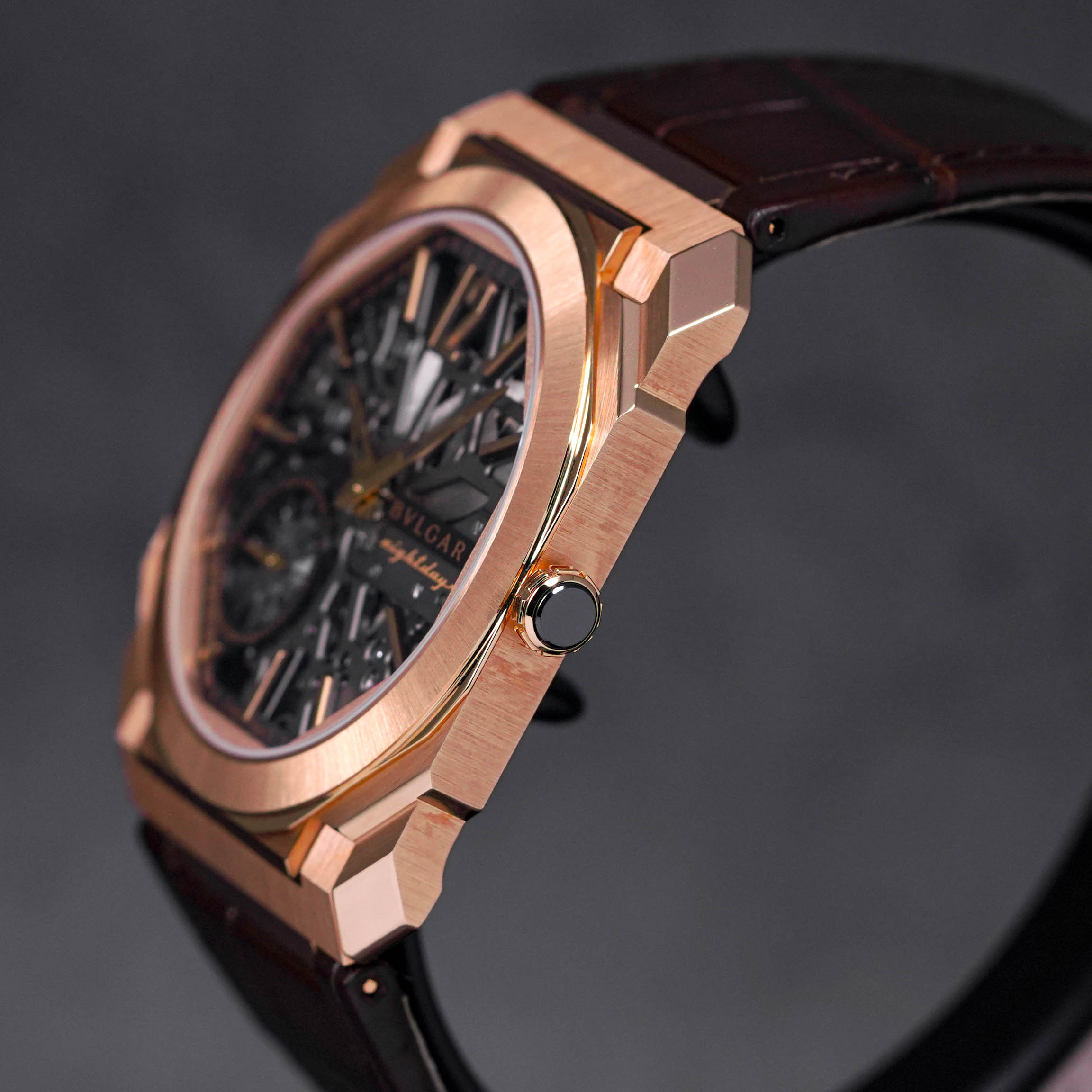 OCTO FINISSIMO 8 DAYS ROSEGOLD SKELETON DIAL (2023)