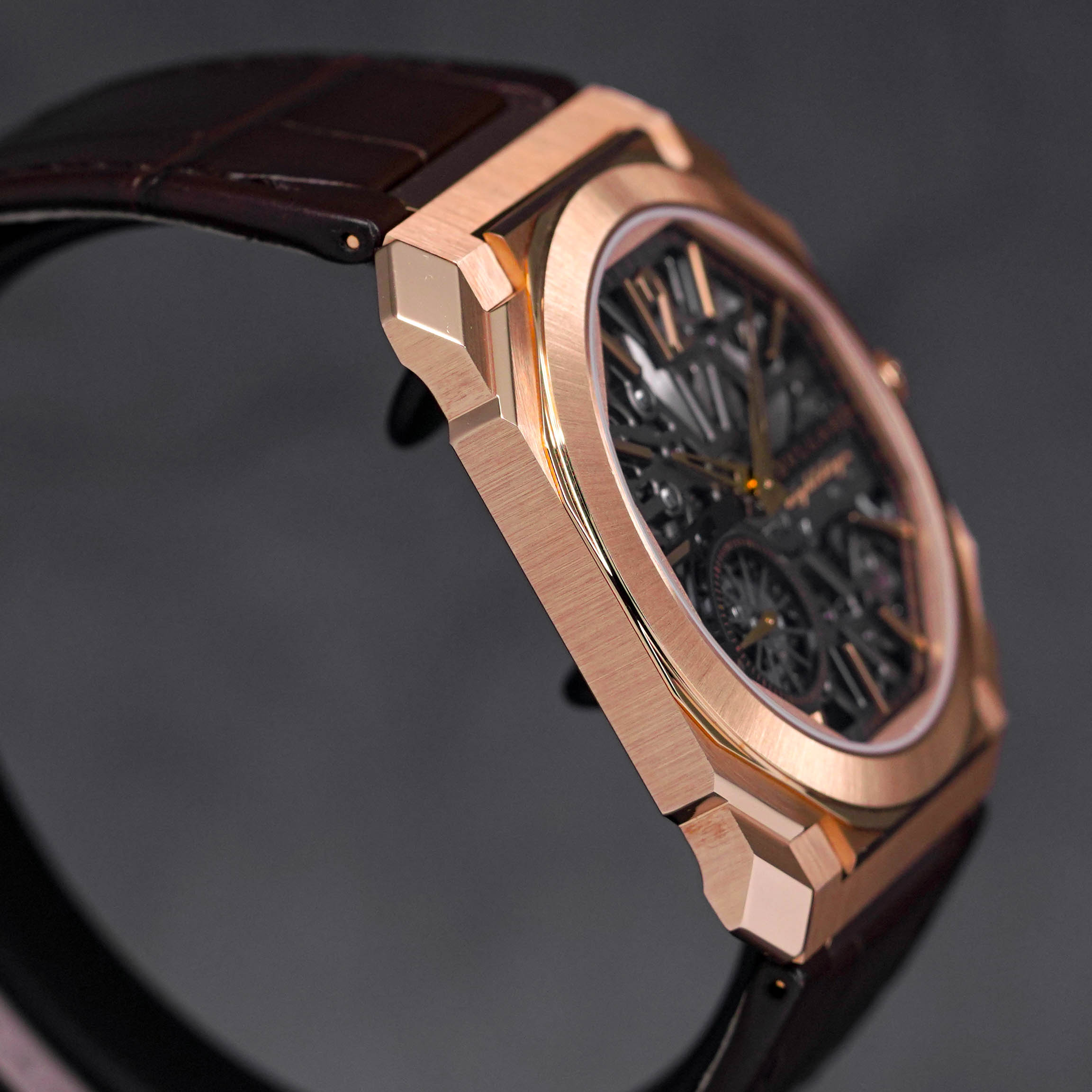 OCTO FINISSIMO 8 DAYS ROSEGOLD SKELETON DIAL (2023)