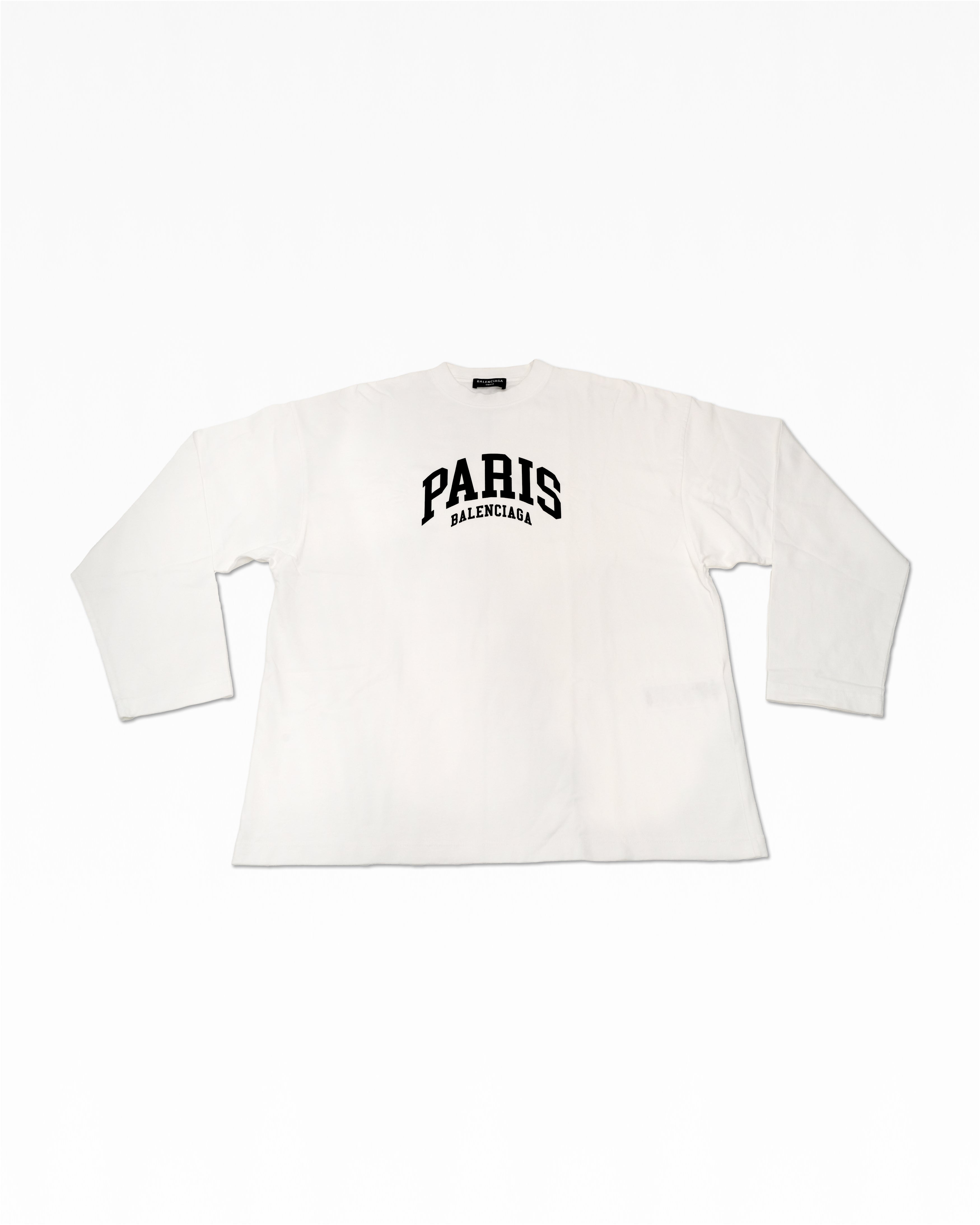 LONG SLEEVE T-SHIRT 1 COTTON WHITE – SIZE L (2021)