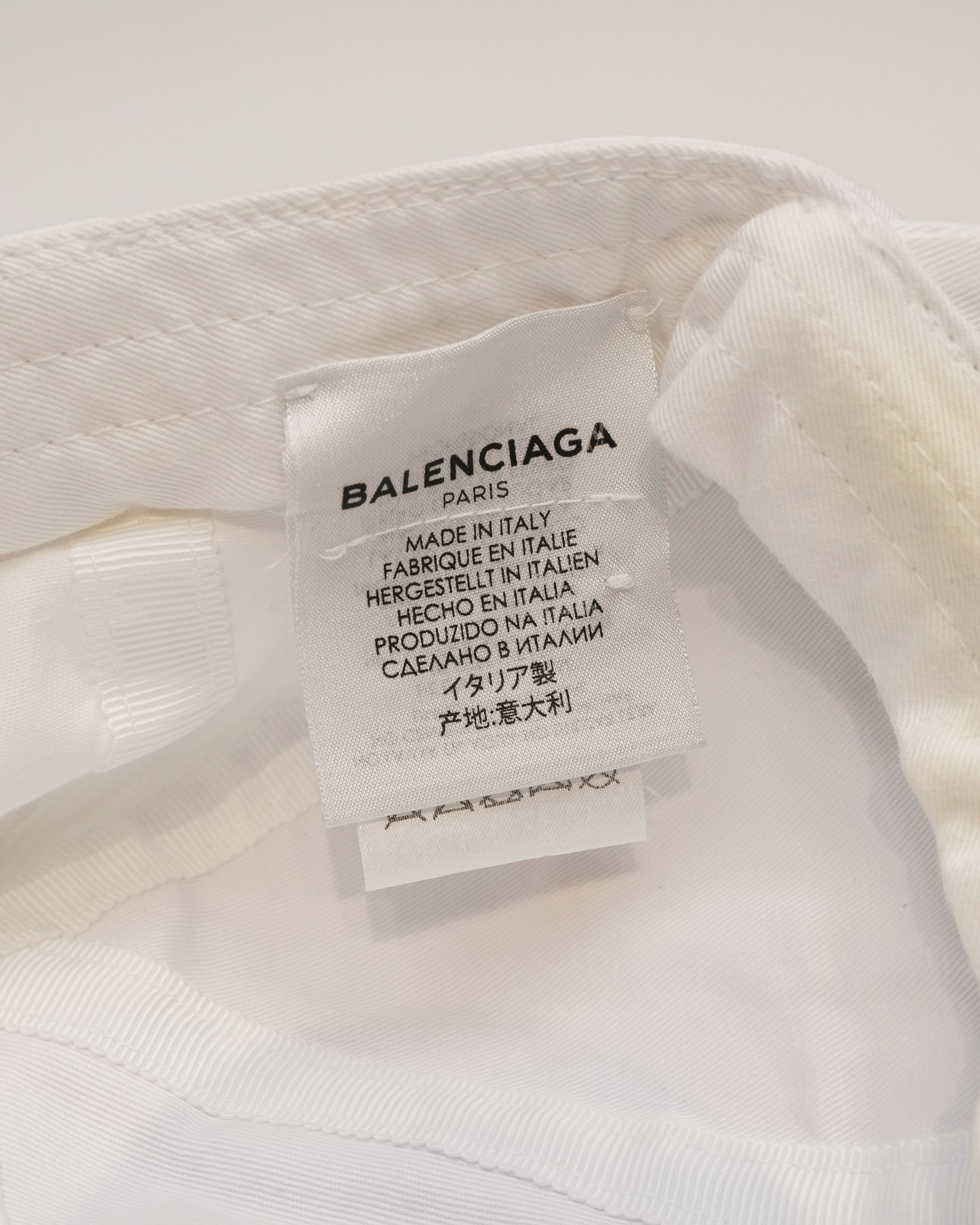 LOGO CAP COTTON WHITE – SIZE L/58