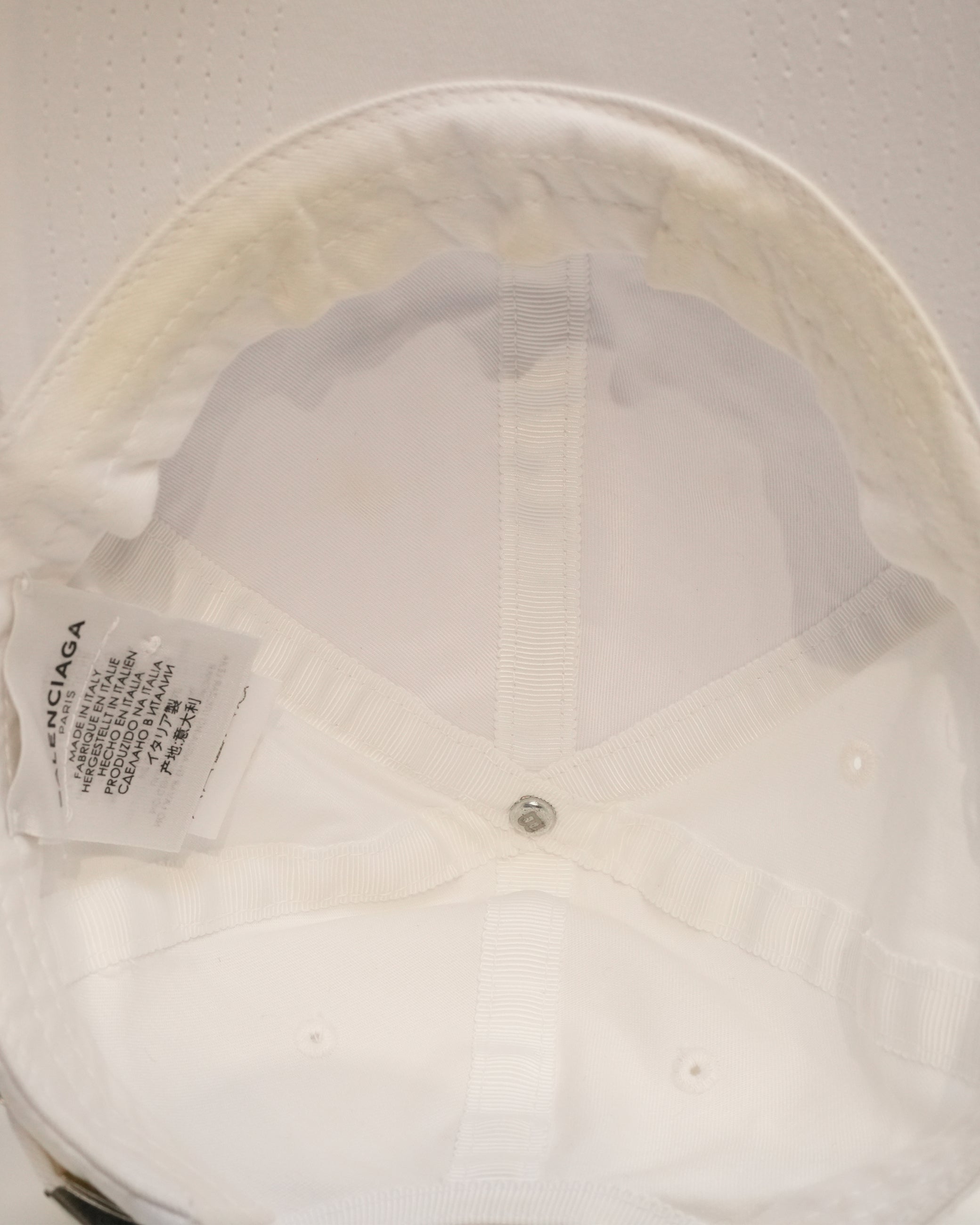 LOGO CAP COTTON WHITE – SIZE L/58