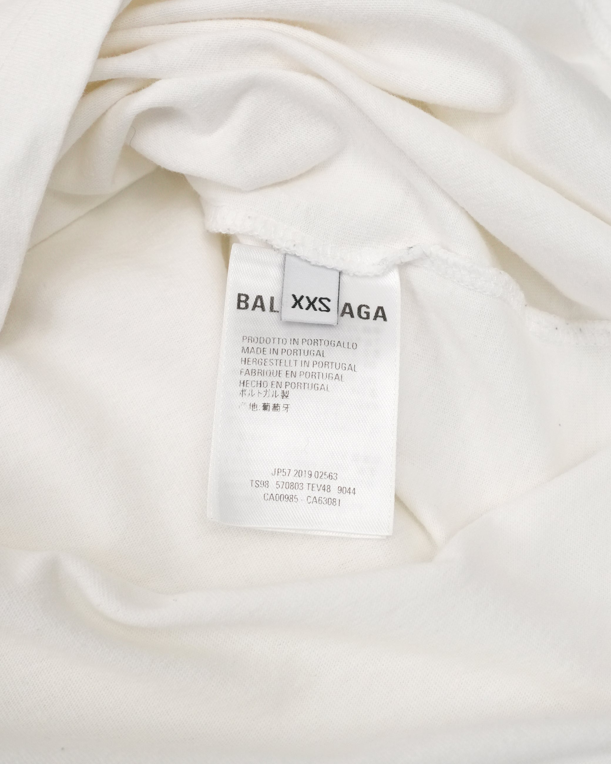 T-SHIRT COTTON WHITE – SIZE XXS (2019)