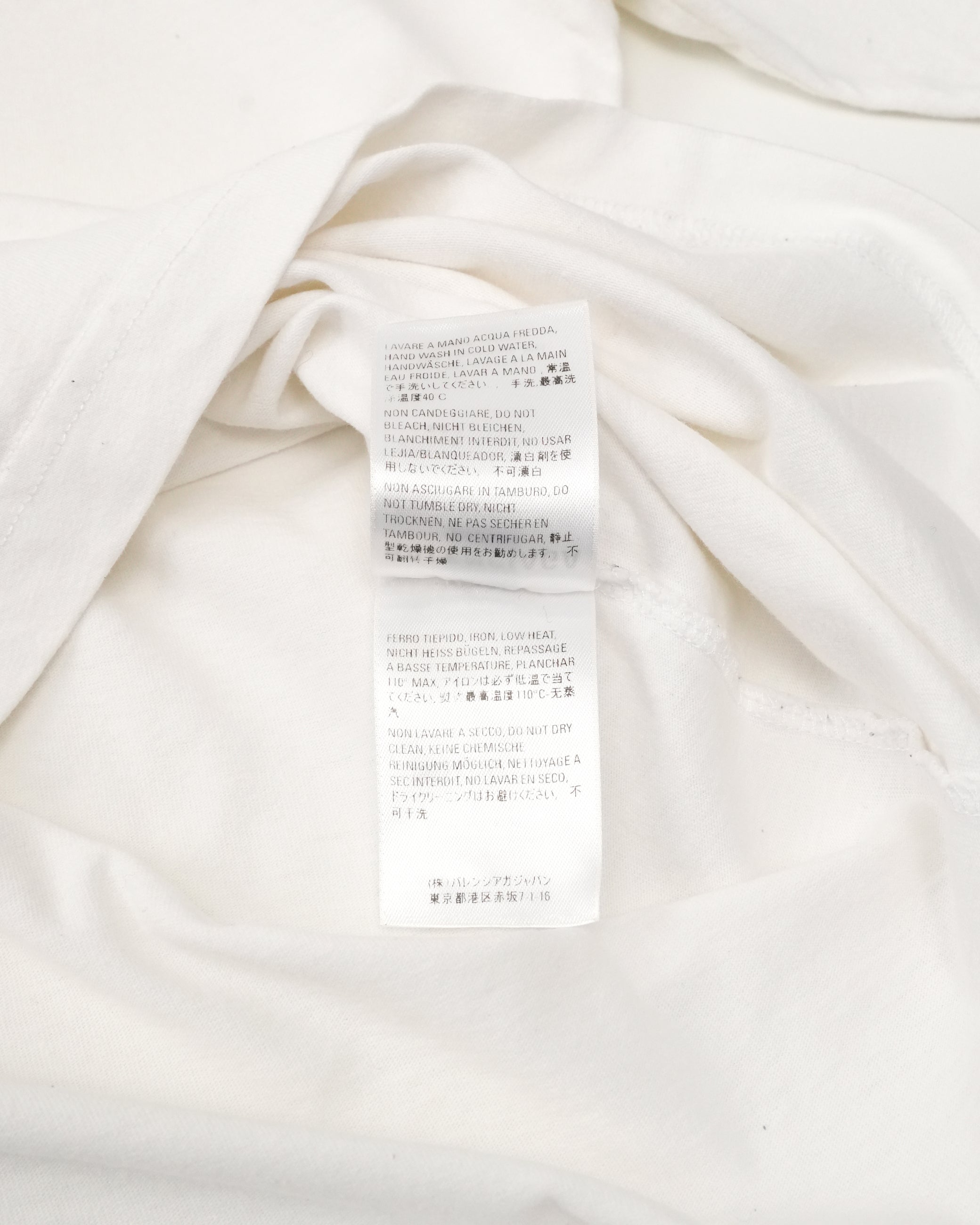 T-SHIRT COTTON WHITE – SIZE XXS (2019)