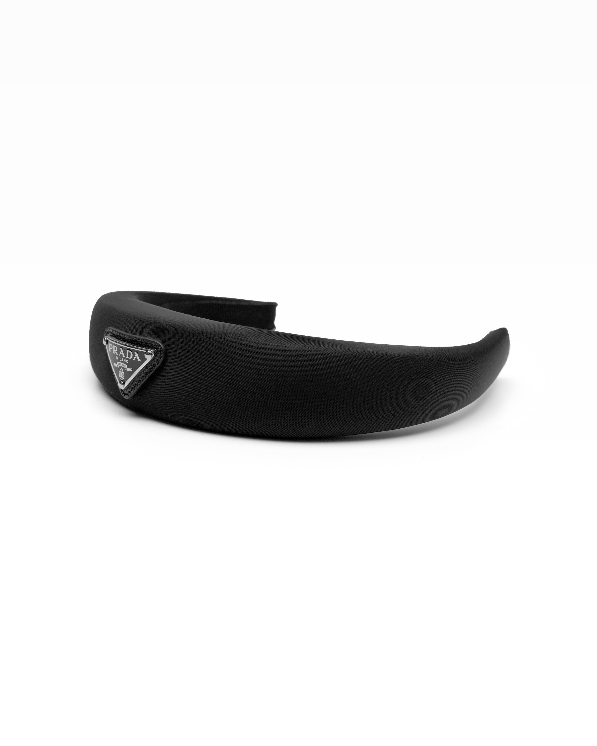 TESSUTO TRIANGLE LOGO HEADBAND BLACK