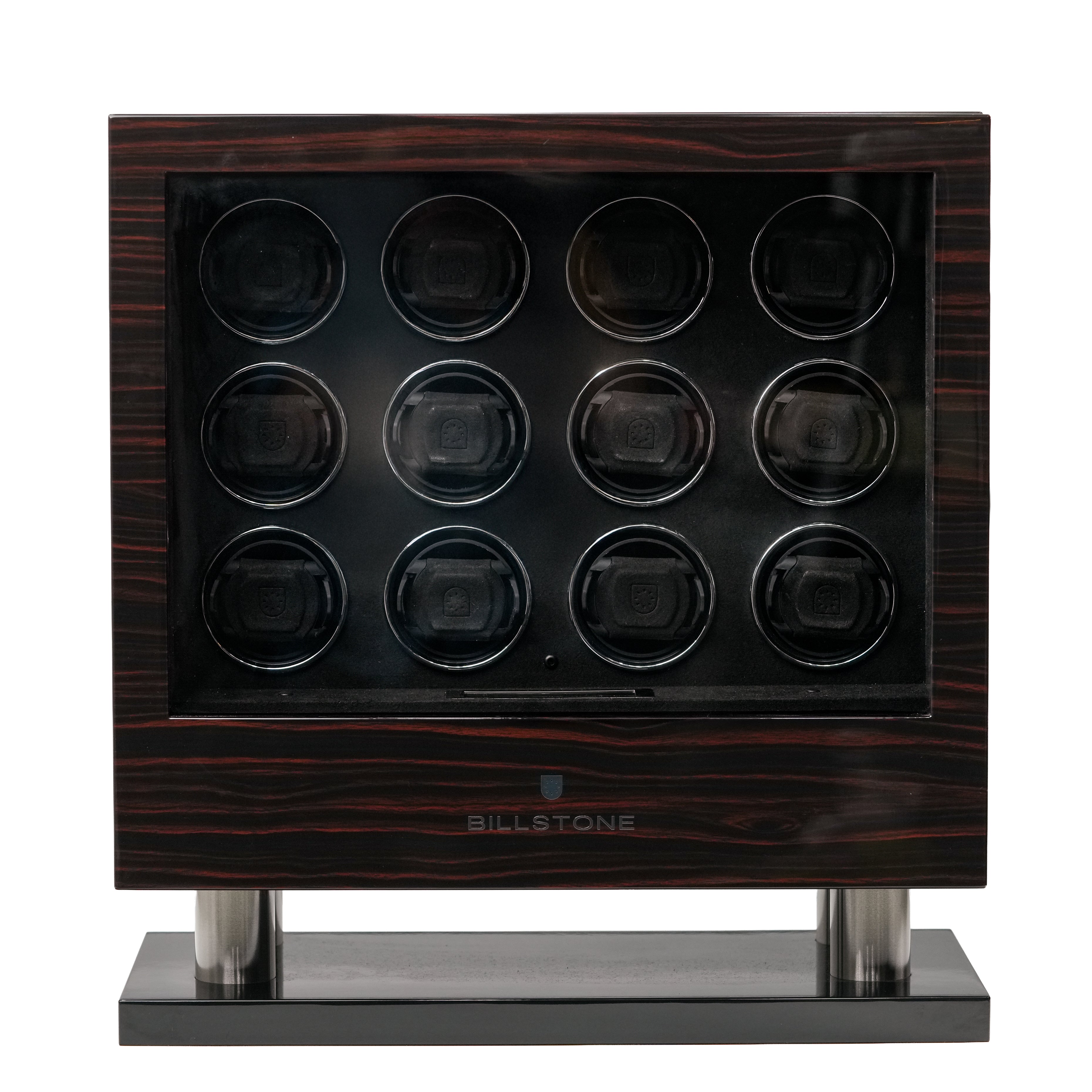 ENIGMA 12 HORIZON FINGERPRINT EBONY WATCH WINDER