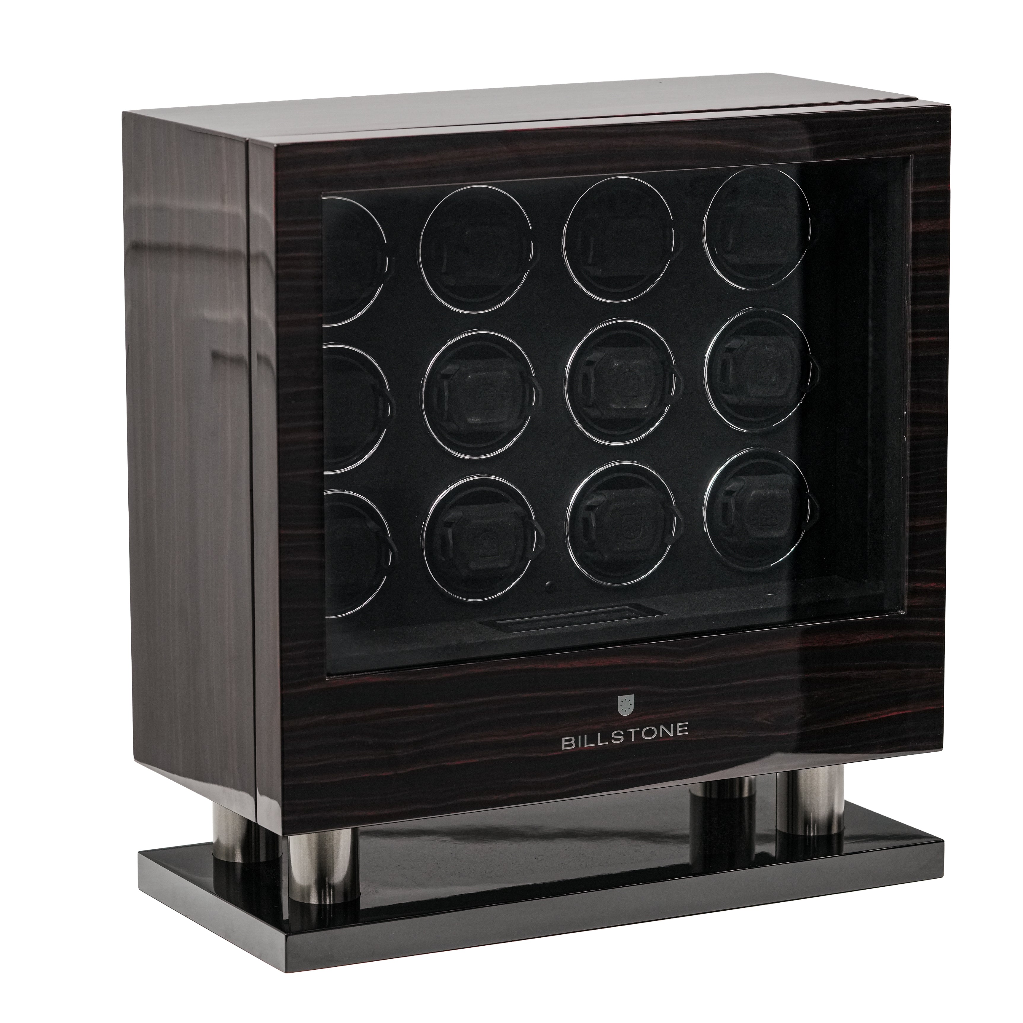 ENIGMA 12 HORIZON FINGERPRINT EBONY WATCH WINDER