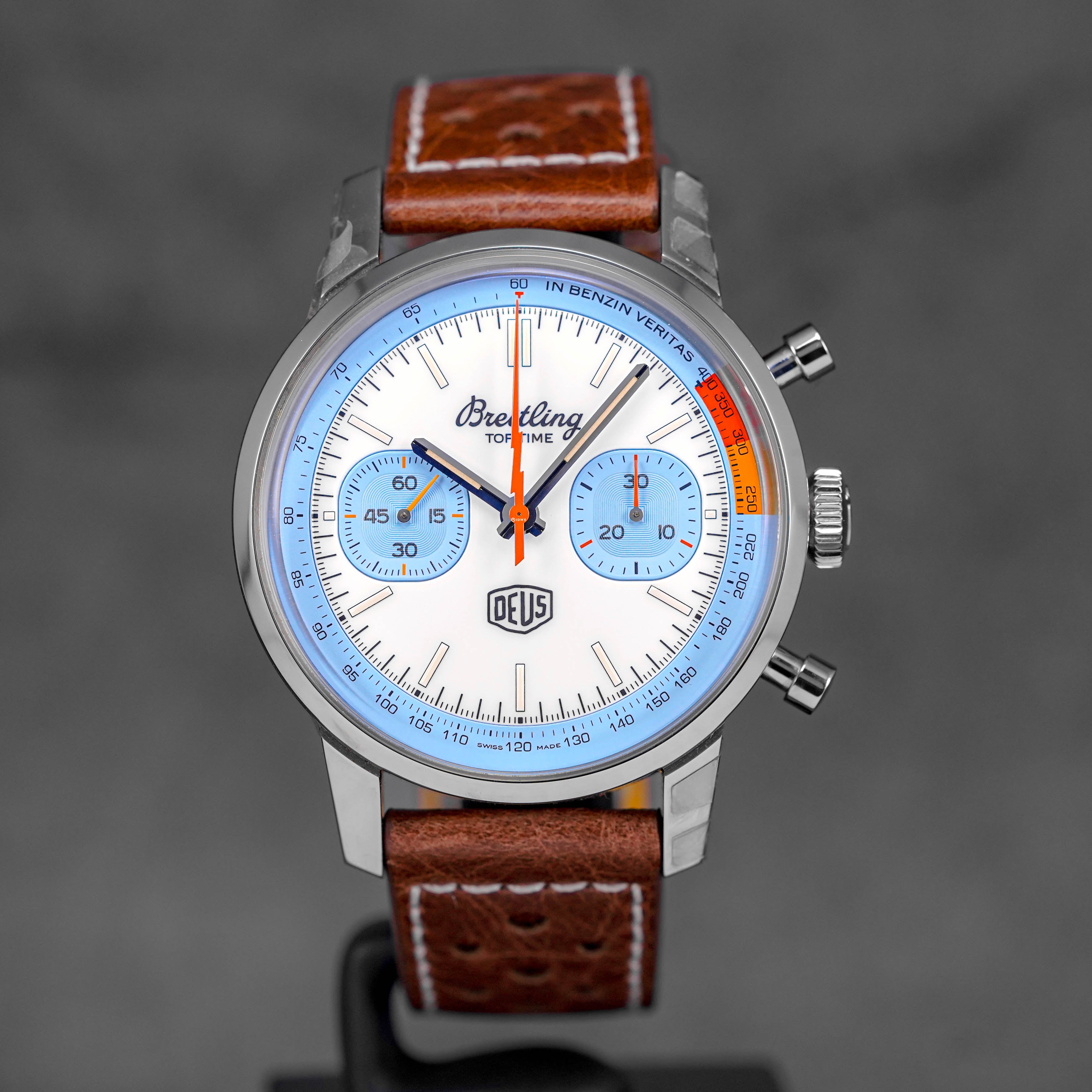 Harga Breitling Top Time Deus Sky Blue