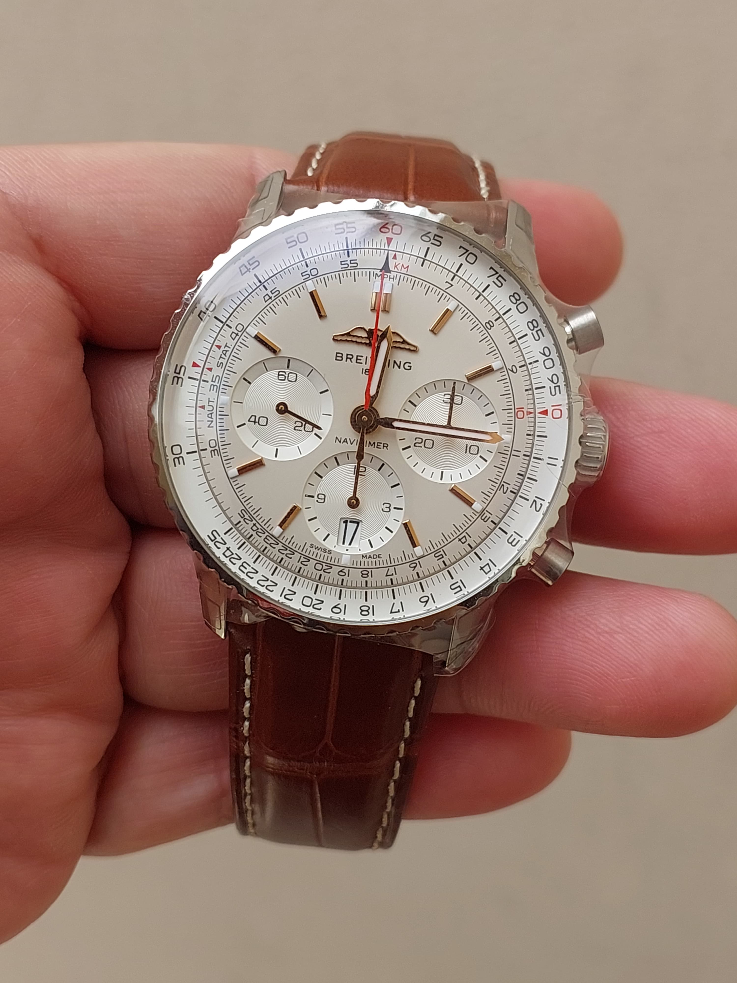NAVITIMER B01 CHRONOGRAPH 41 STEEL SILVER DIAL (2024)