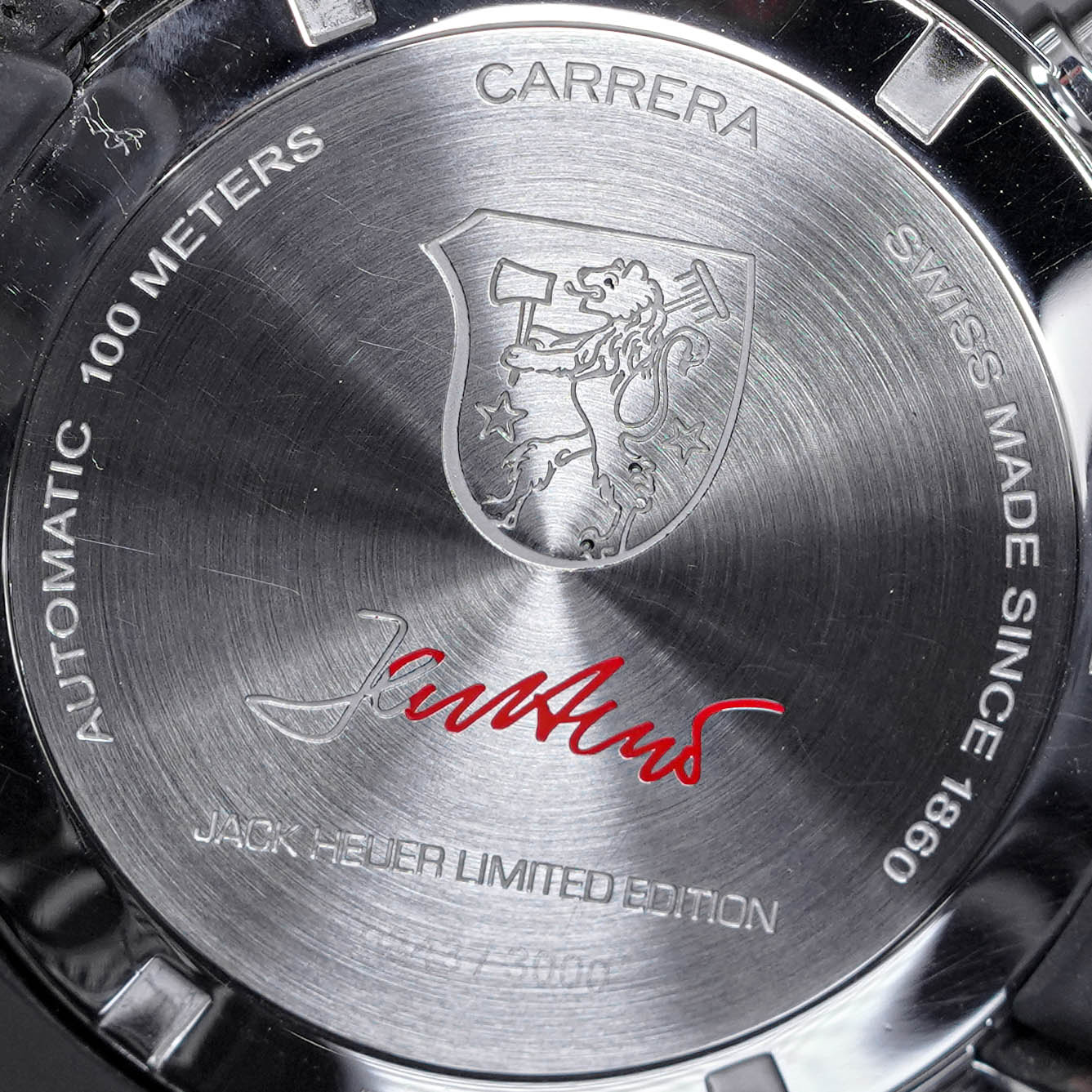 CARRERA CALIBRE 17 CHRONOGRAPH 'JACK HEUER' 80TH LIMITED EDITION (2013)