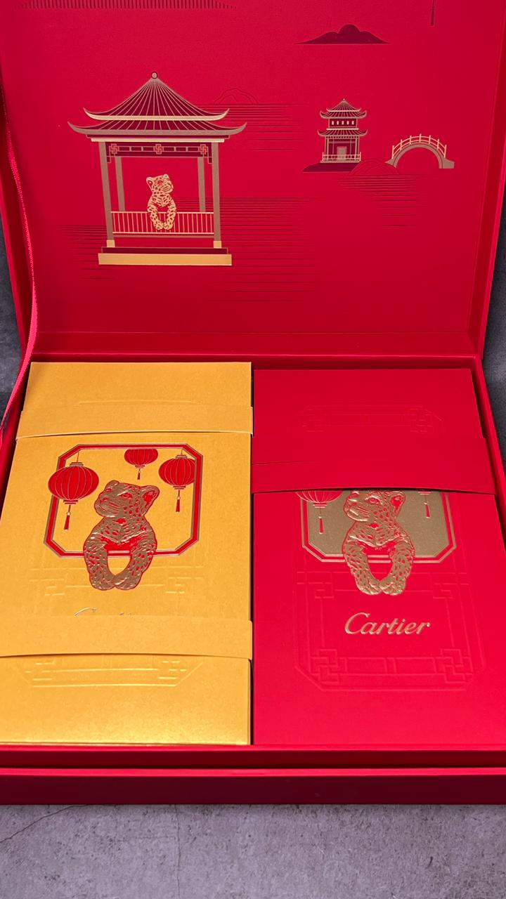 2026 CHINESE NEW YEAR RED POCKET BOX SET 50 PCS