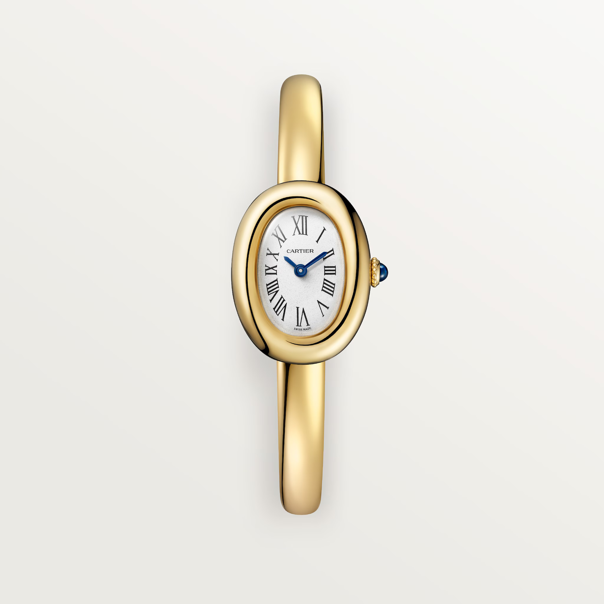 BAIGNOIRE MINI MODEL SIZE 16 YELLOWGOLD SILVER DIAL (2025)