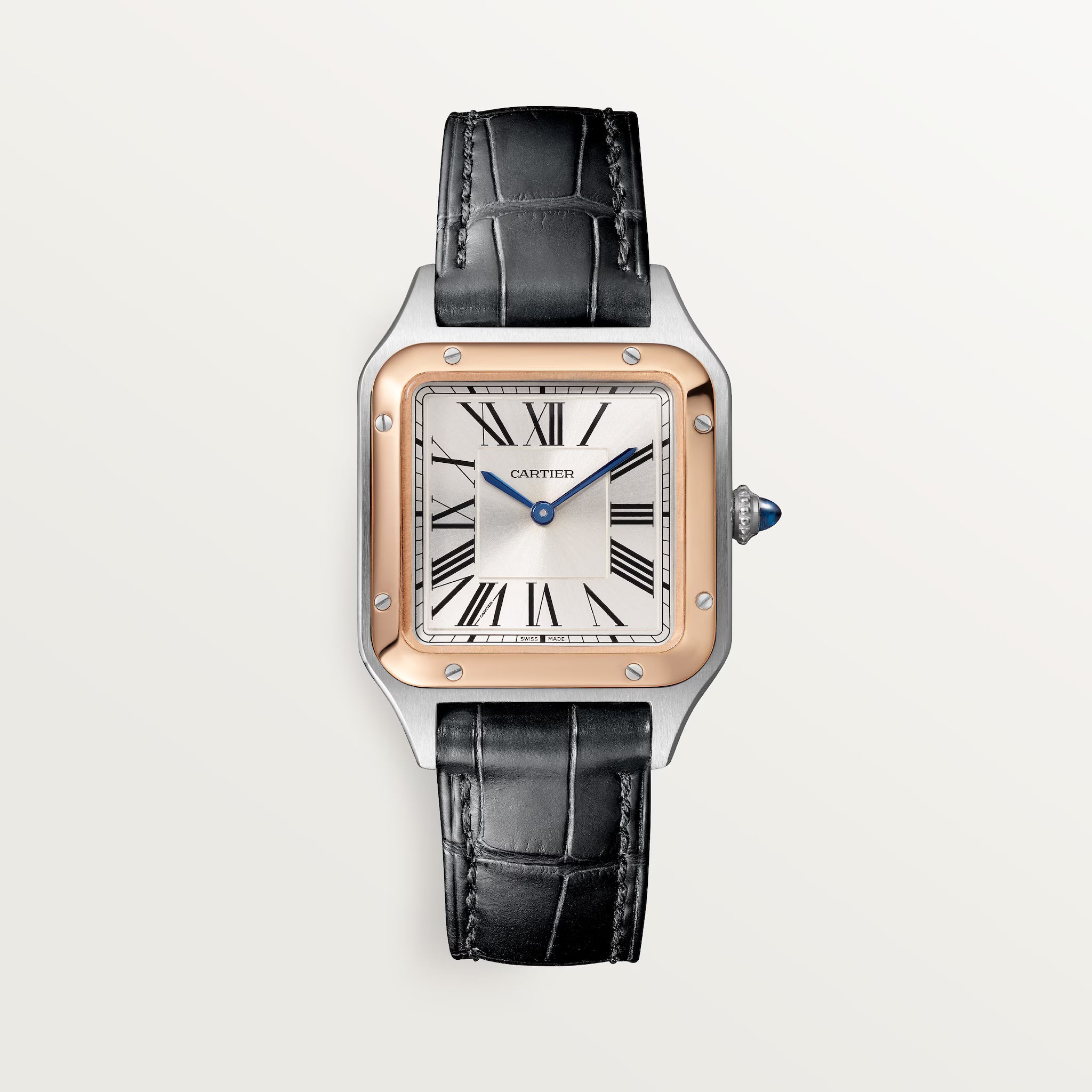SANTOS DUMONT S TWOTONE ROSEGOLD SILVER DIAL (2026)