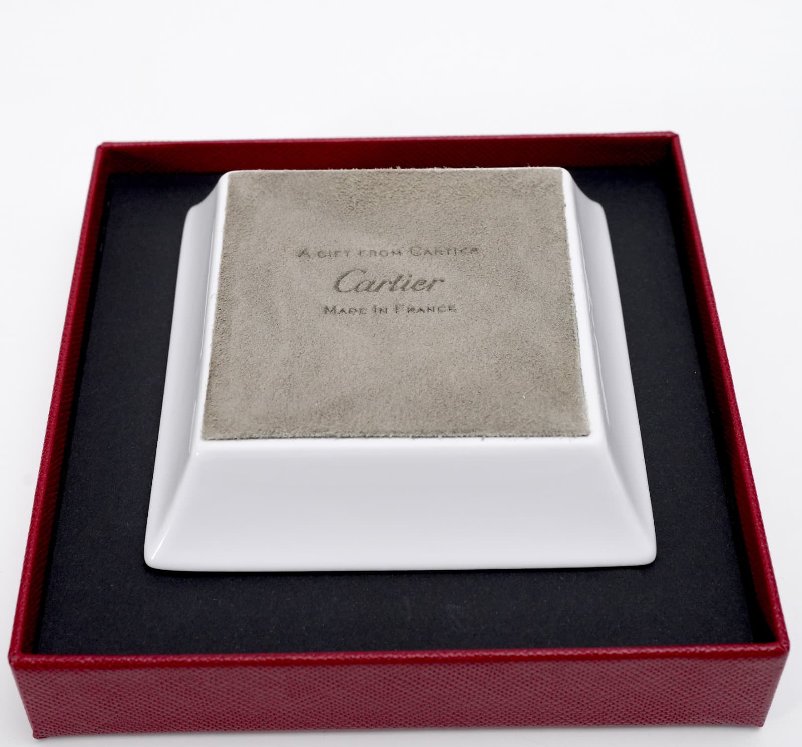 PORCELAIN JEWELLERY TRAY (8CM X 8CM)