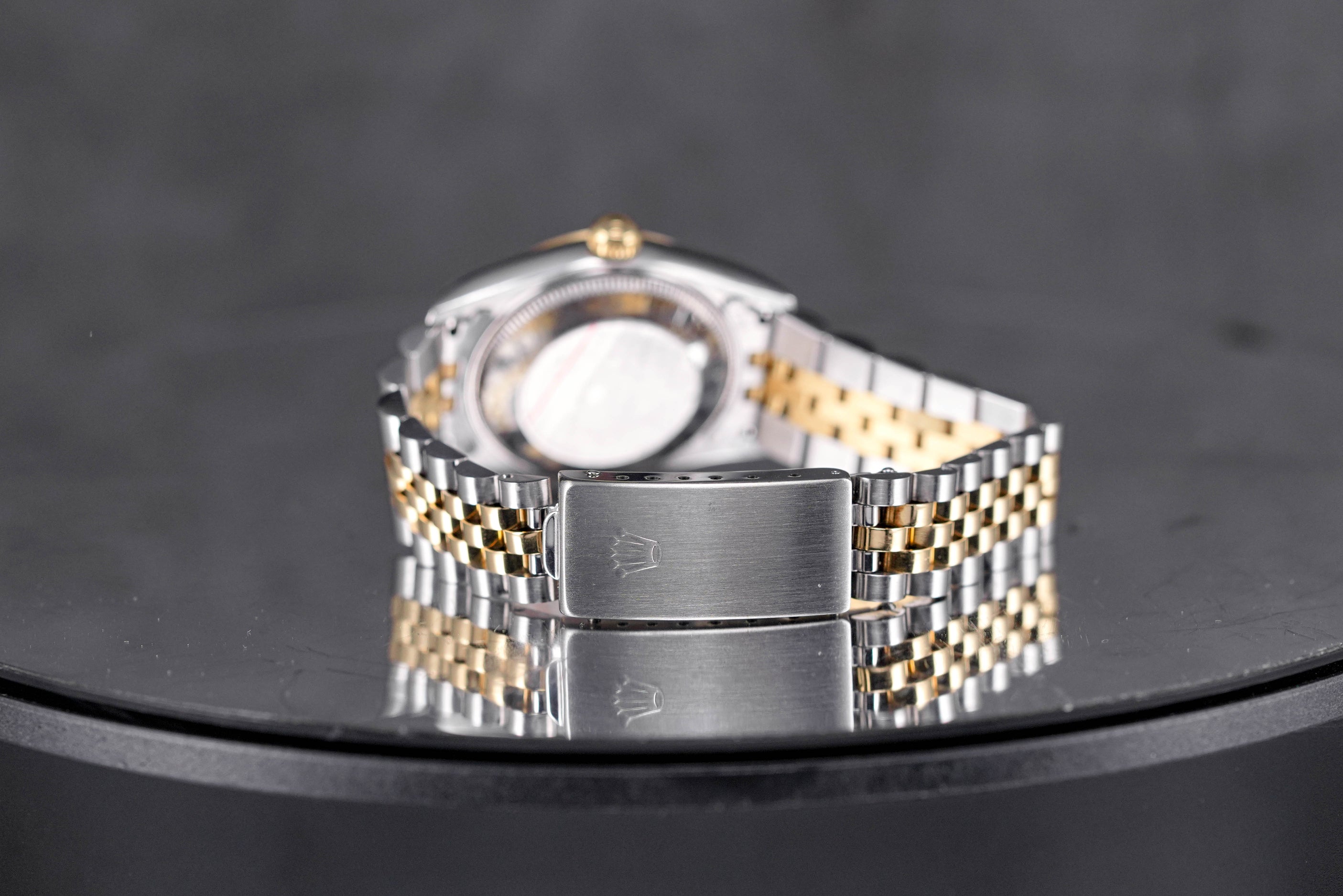 DATEJUST 31MM TWOTONE YELLOWGOLD SILVER COMPUTERIZED DIAMOND DIAL (1994)