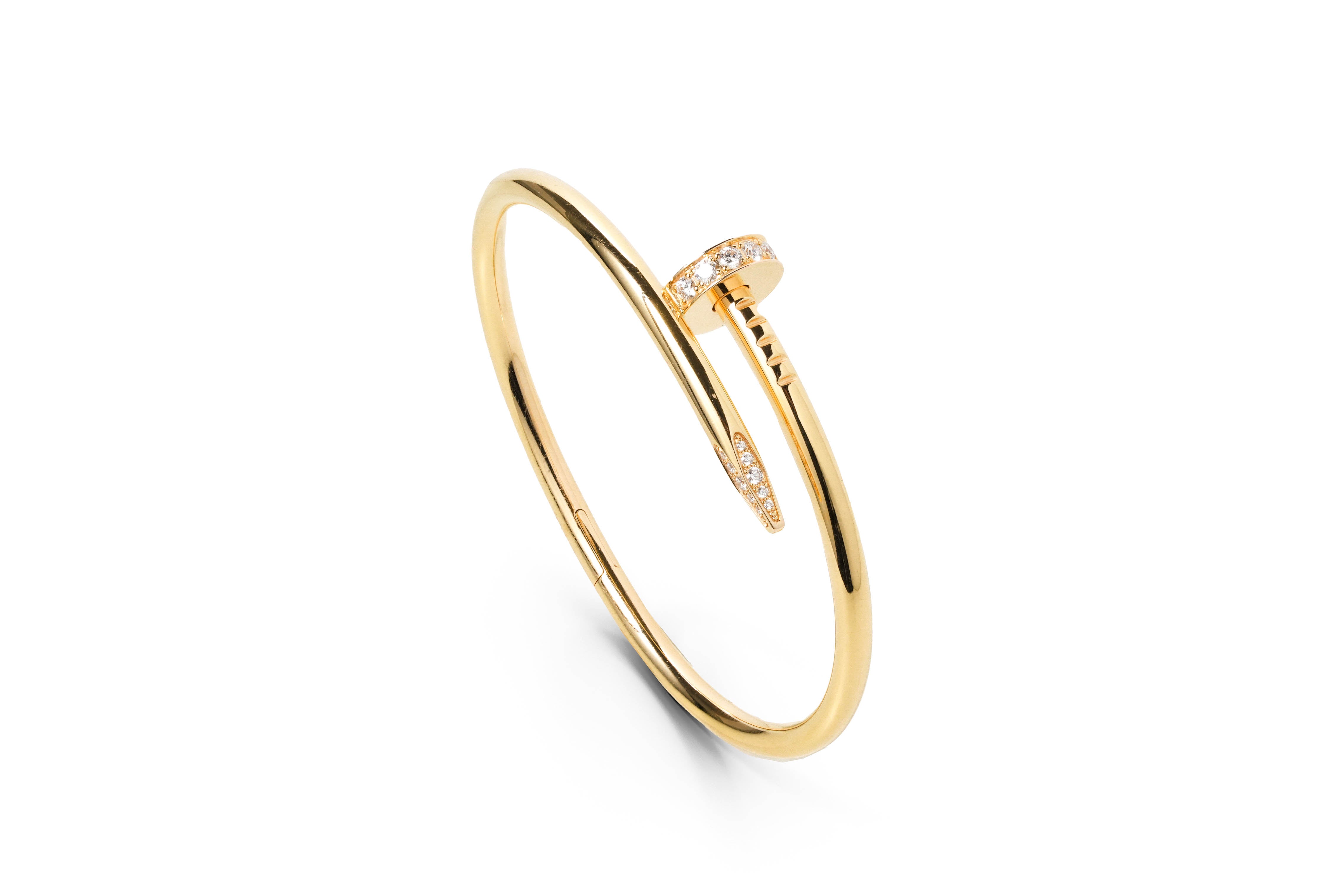 JUSTE UN CLOU BRACELET 18K YELLOWGOLD WITH 32 BRILLIANT CUT DIAMONDS (2023)