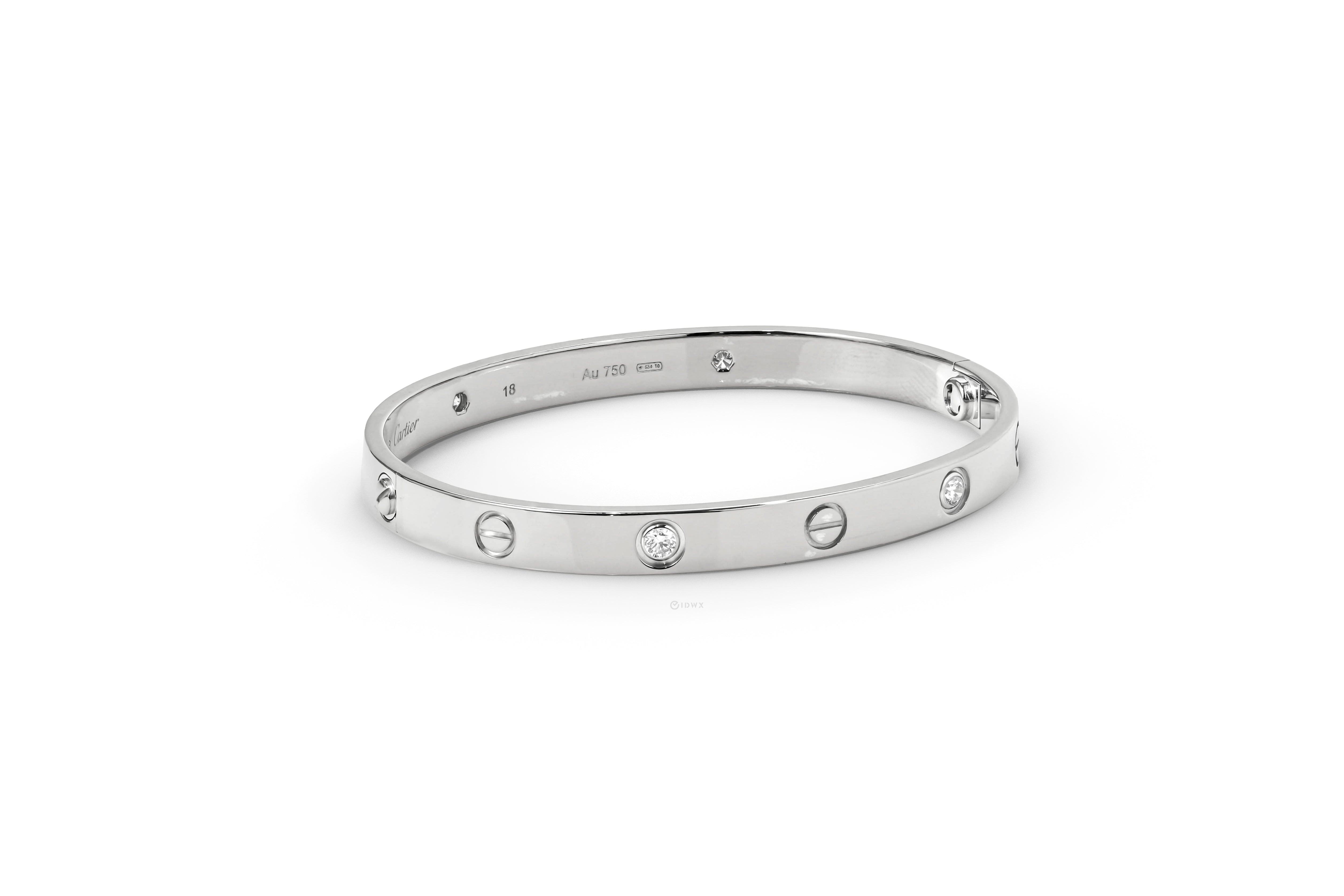 Harga Cartier Love Bracelet Whitegold