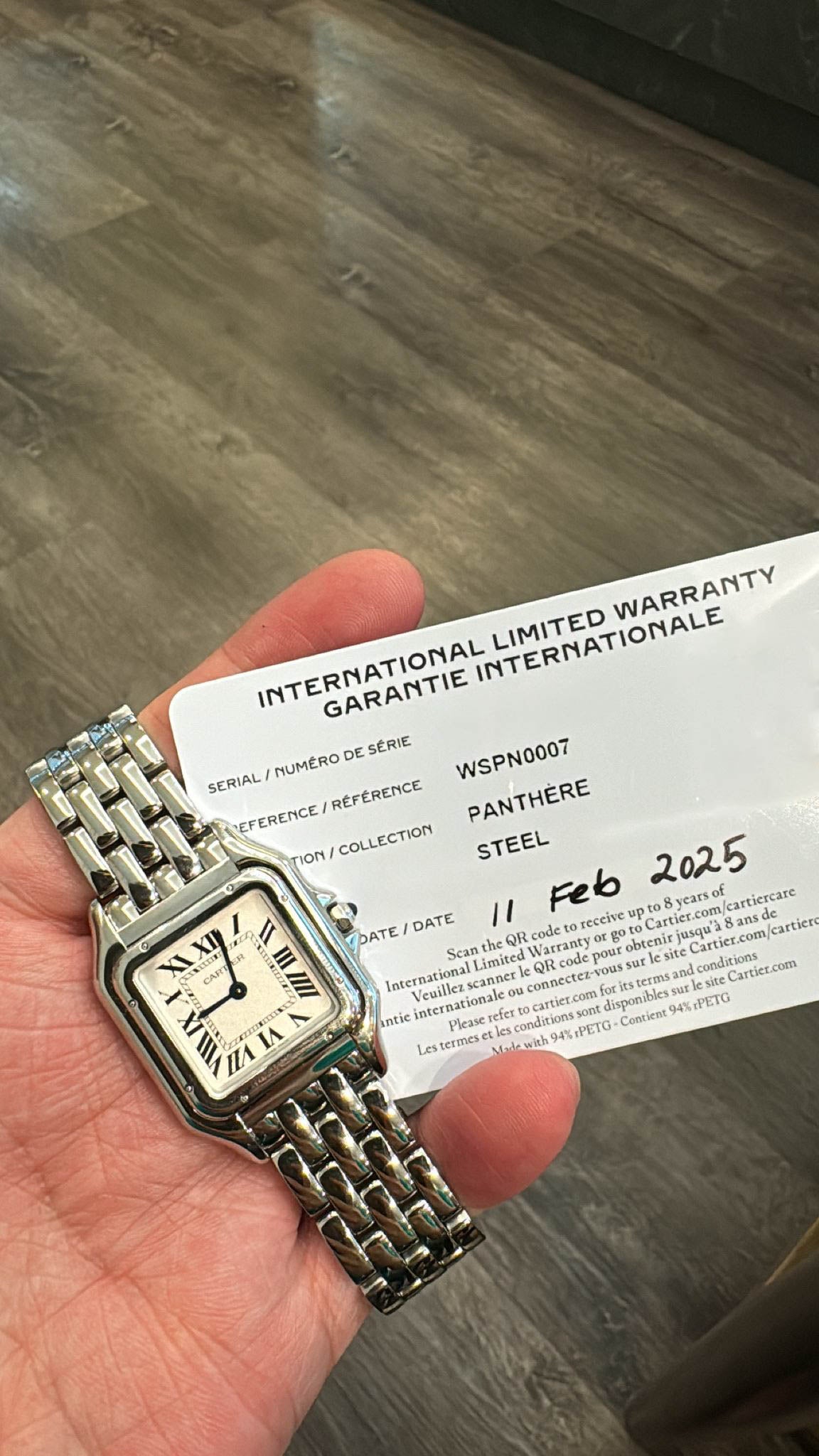 PANTHÈRE STEEL M SILVER DIAL (2025)