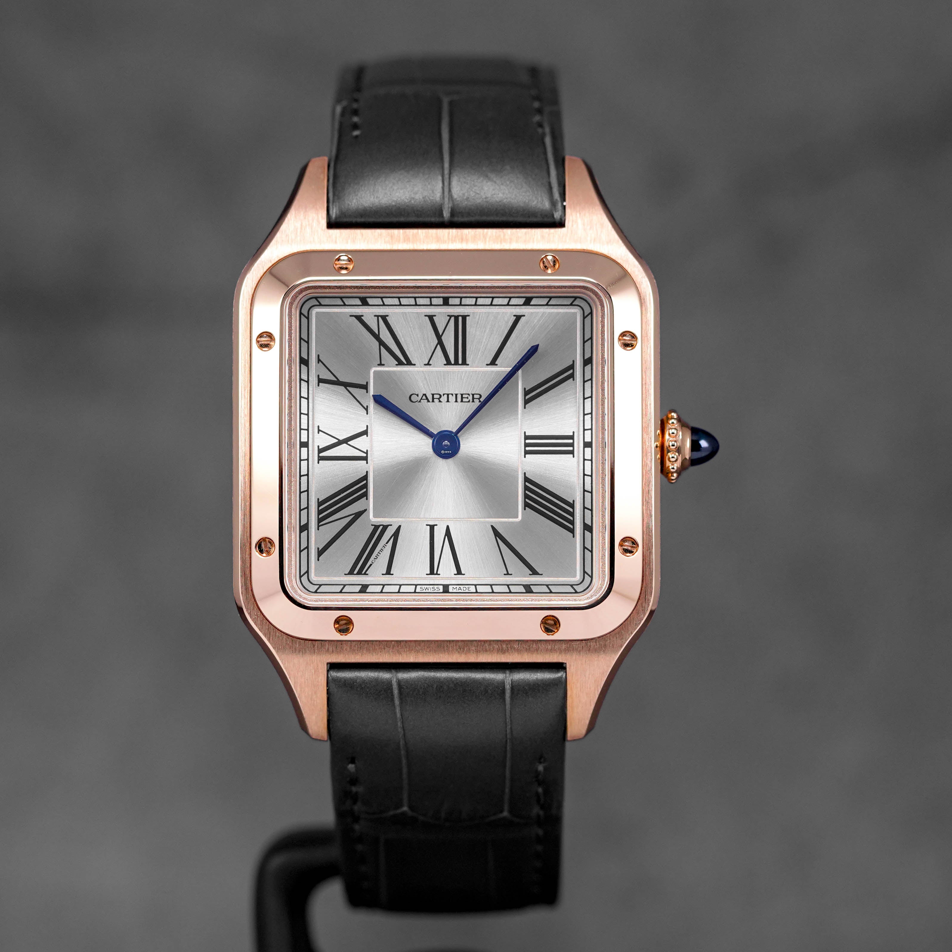 Harga Cartier Santos Dumont L Rosegold Silver