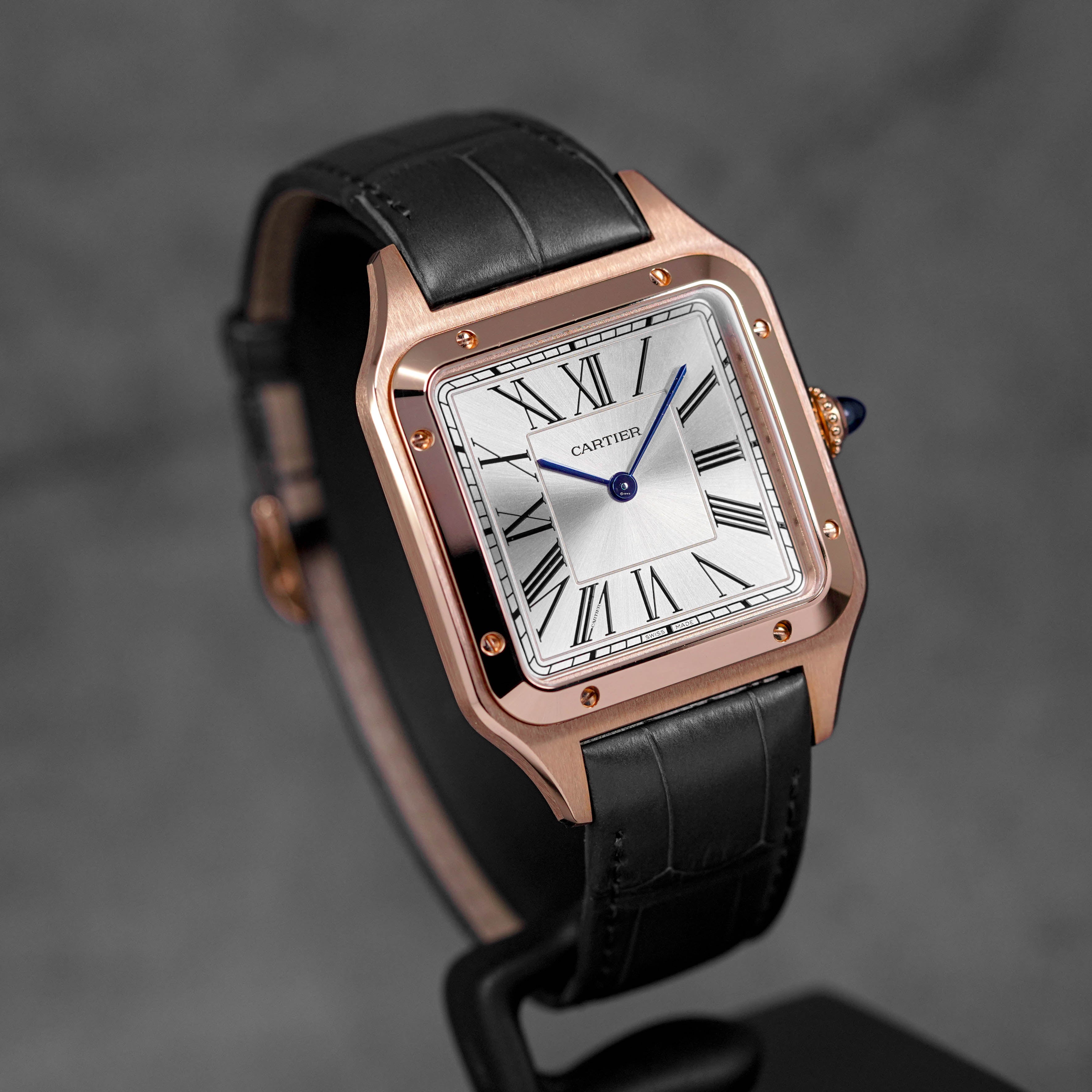 Harga Cartier Santos Dumont L Rosegold Silver