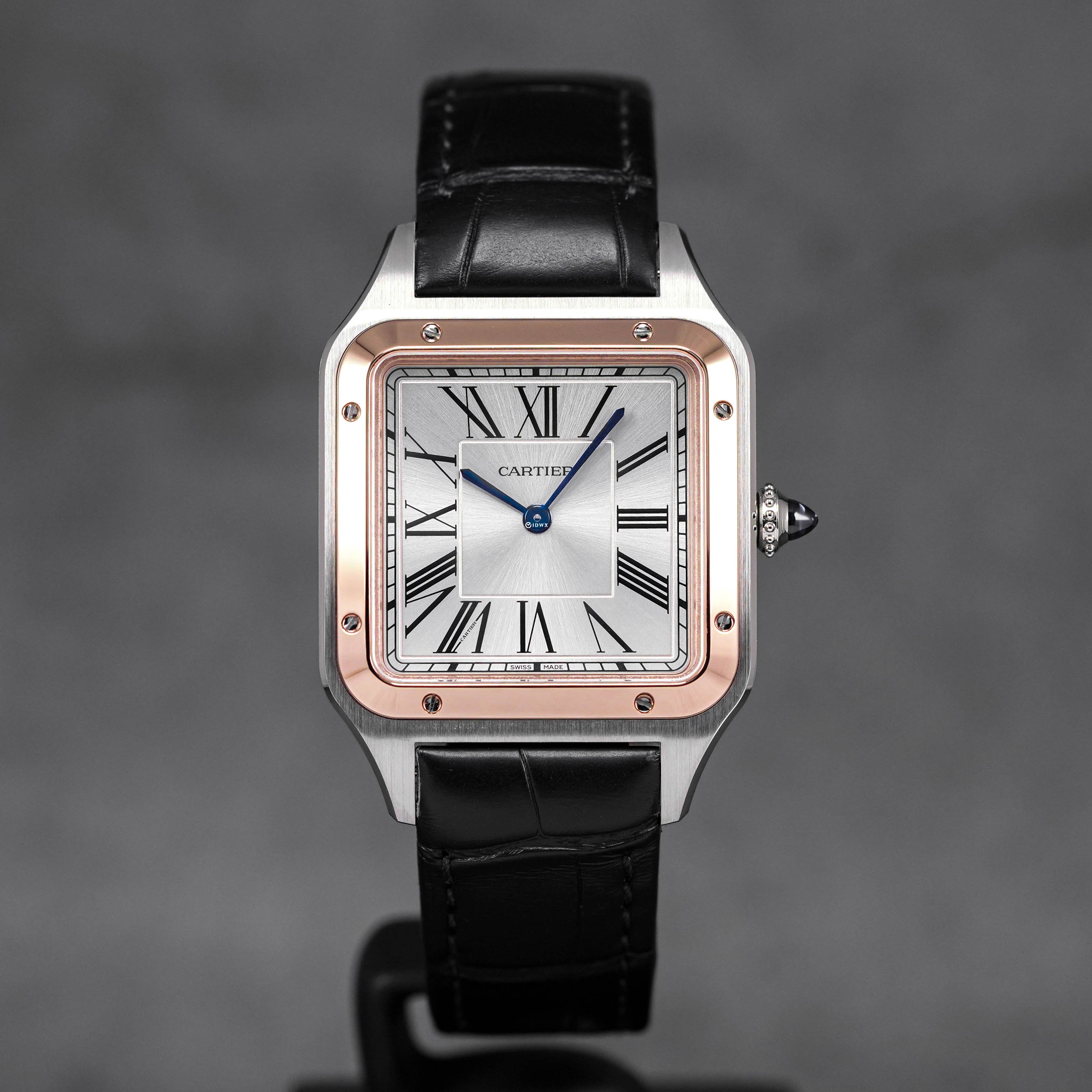 Harga Cartier Santos Dumont L Twotone Rosegold Silver Terbaru