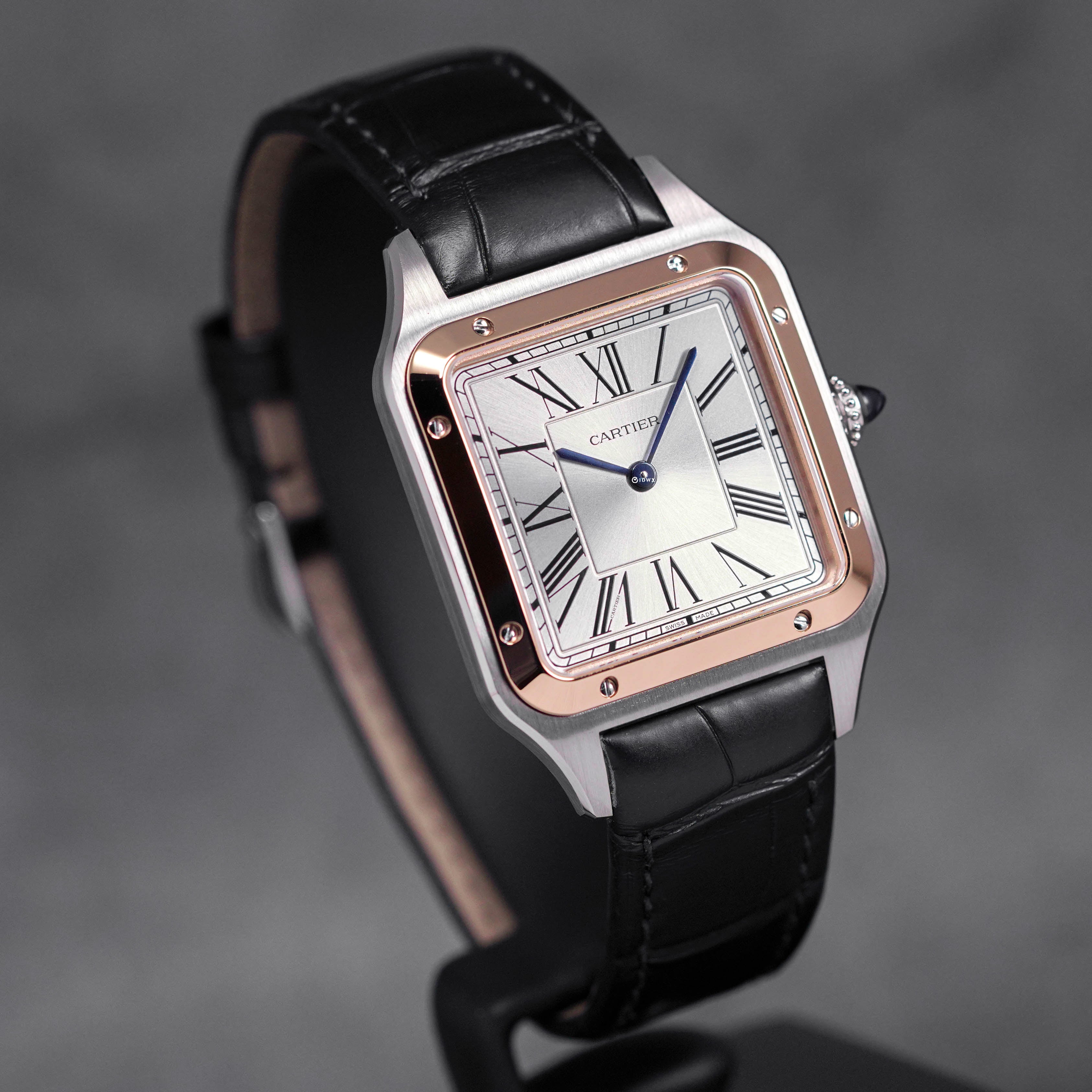 Harga Cartier Santos Dumont L Twotone Rosegold Silver Terbaru