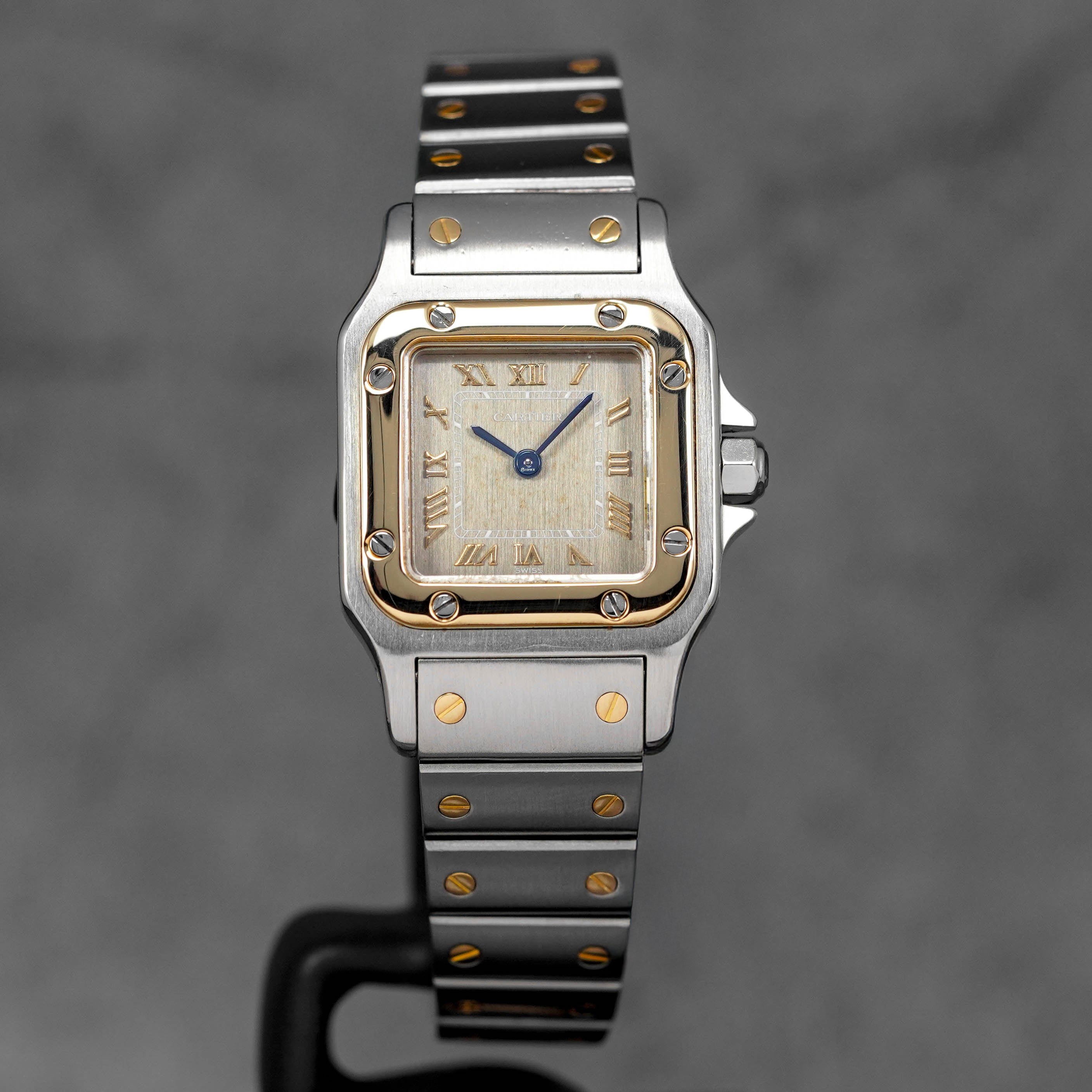 Harga Cartier Santos Galbee Grey Gold