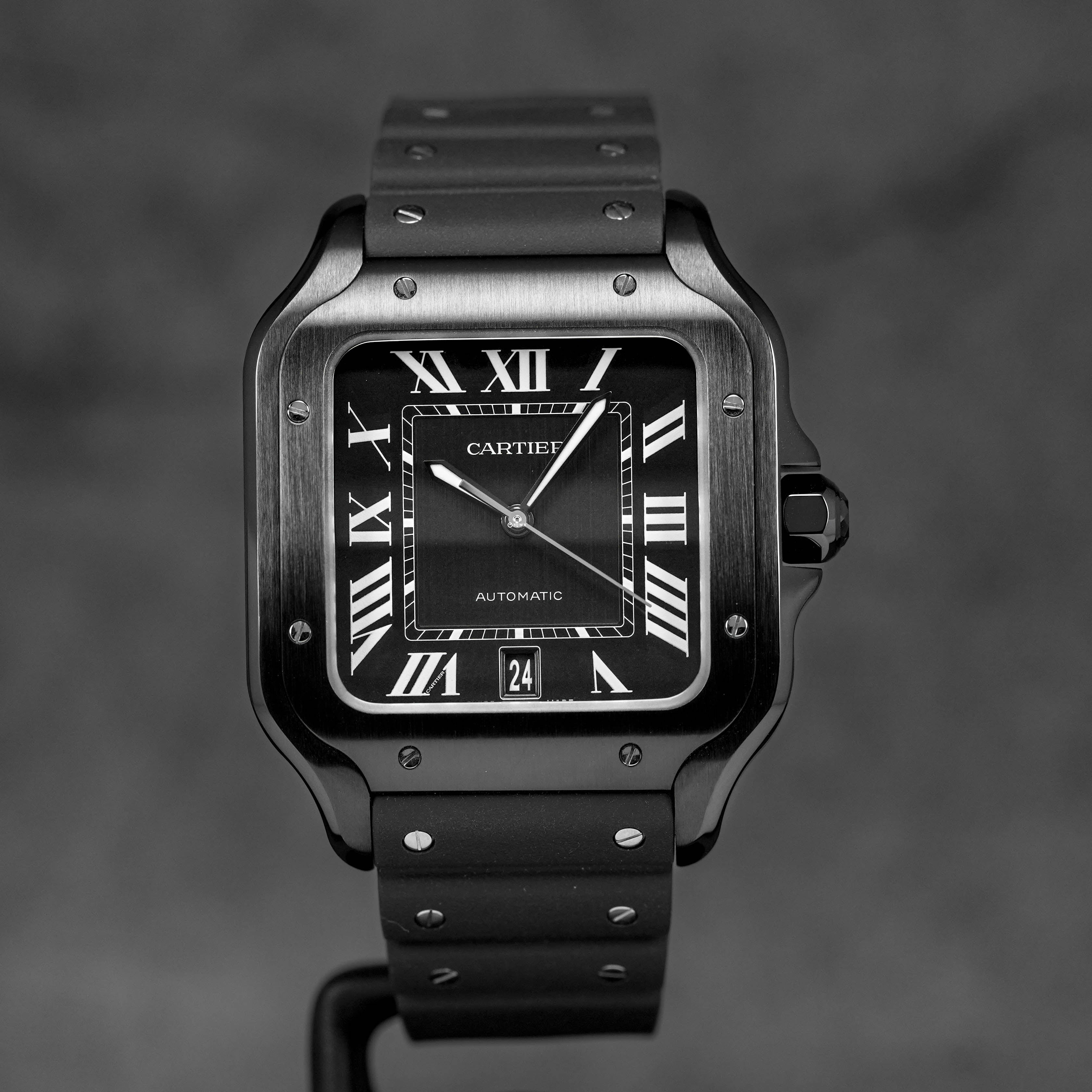 Harga Cartier Santos L ADLC Black Terbaru