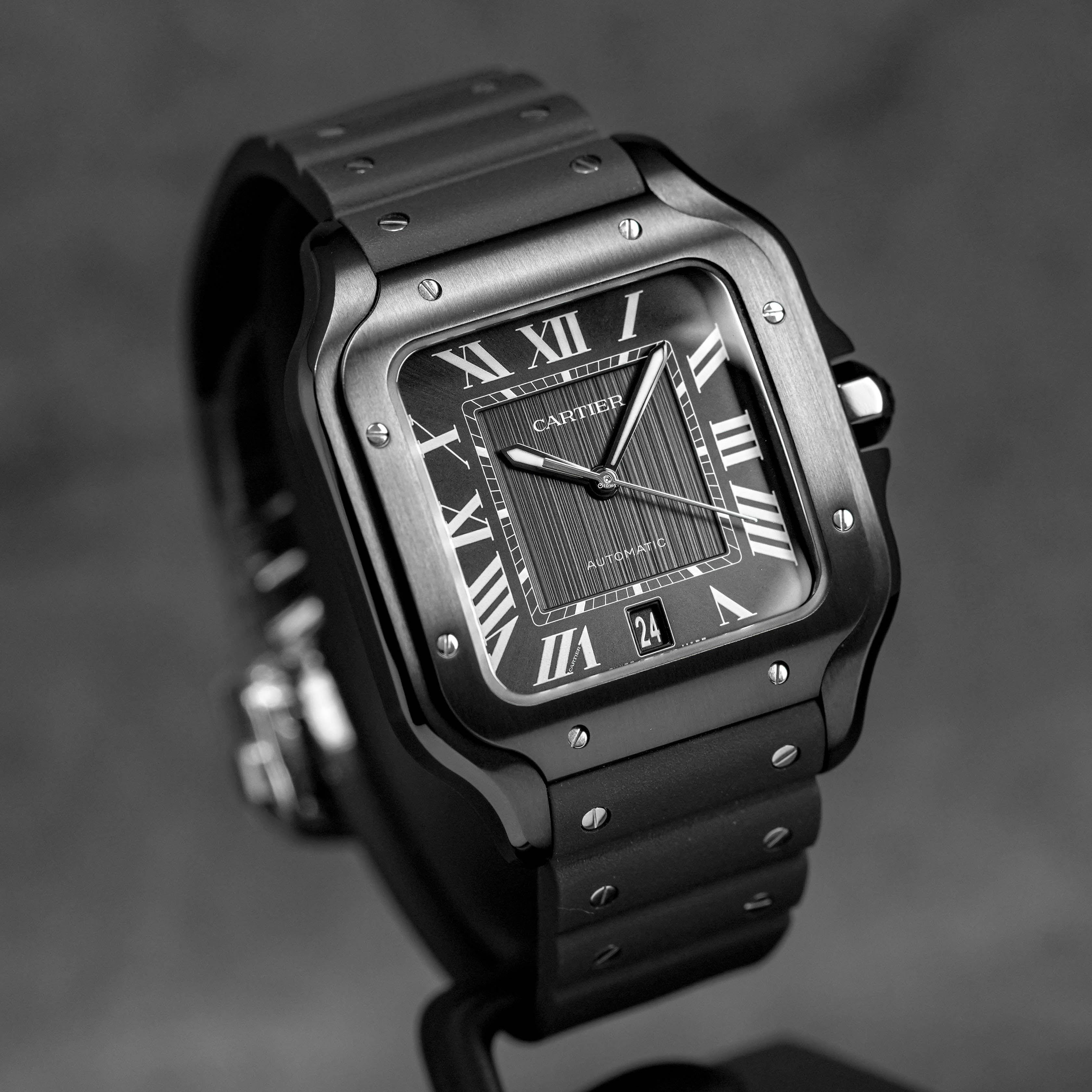 Harga Cartier Santos L ADLC Black Terbaru
