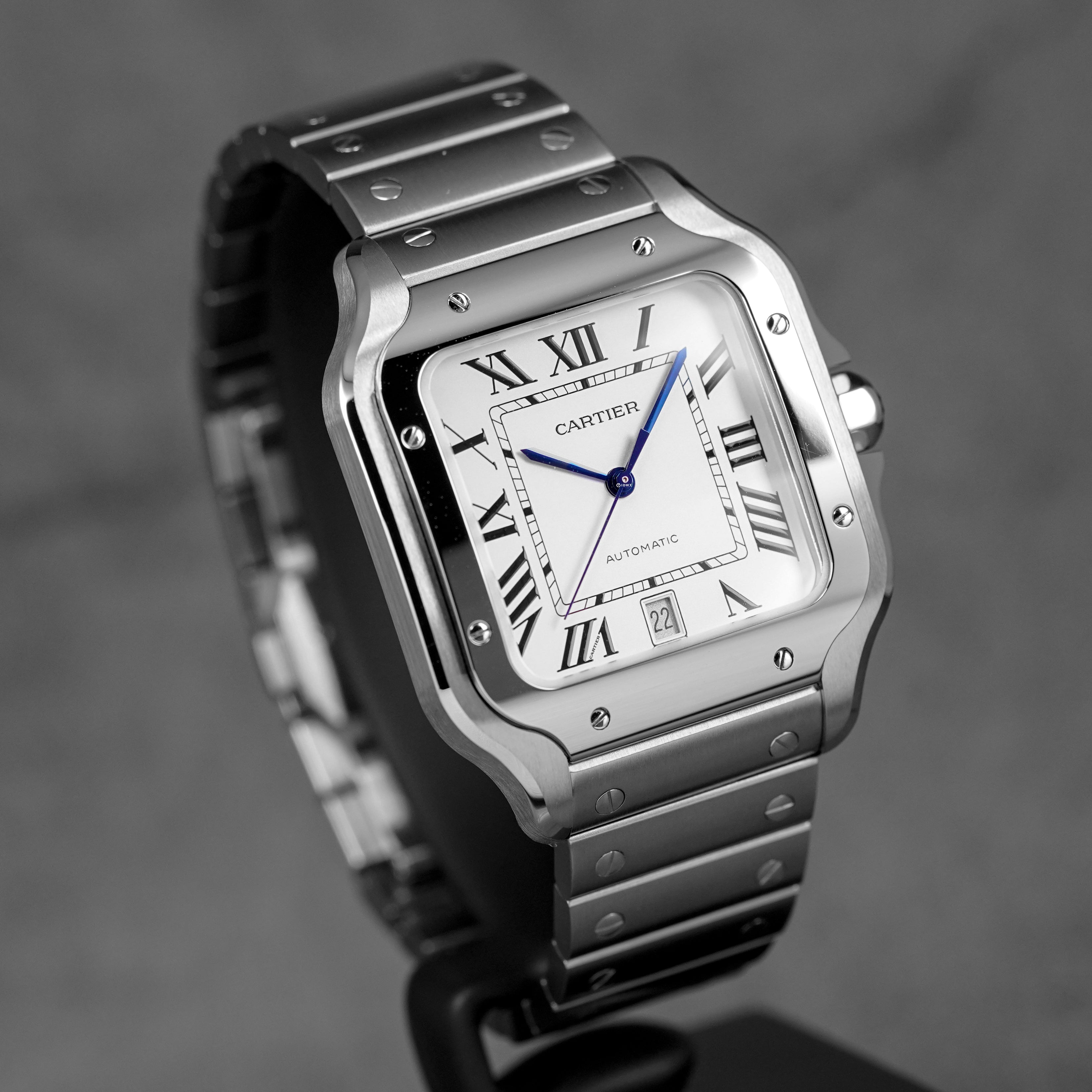 Harga Cartier Santos L Silver