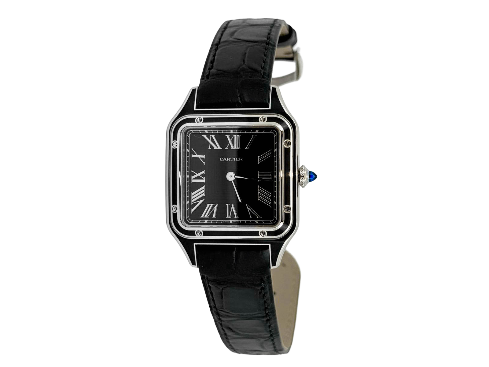 SANTOS DUMONT L BLACK LACQUER DIAL (2025)